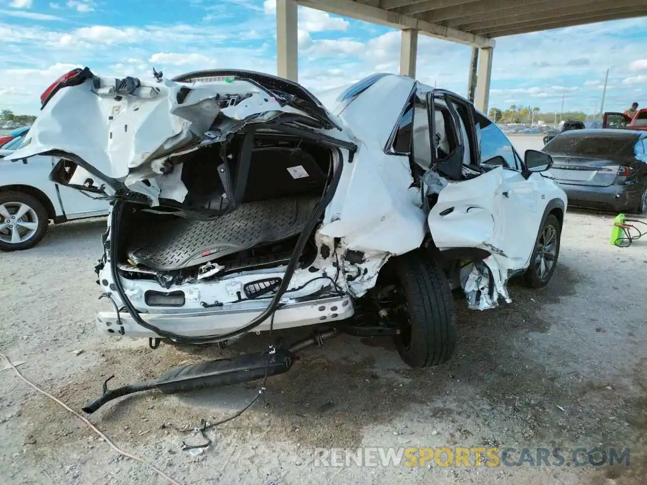 4 Photograph of a damaged car JTJSARBZXL5016622 LEXUS NX 2020