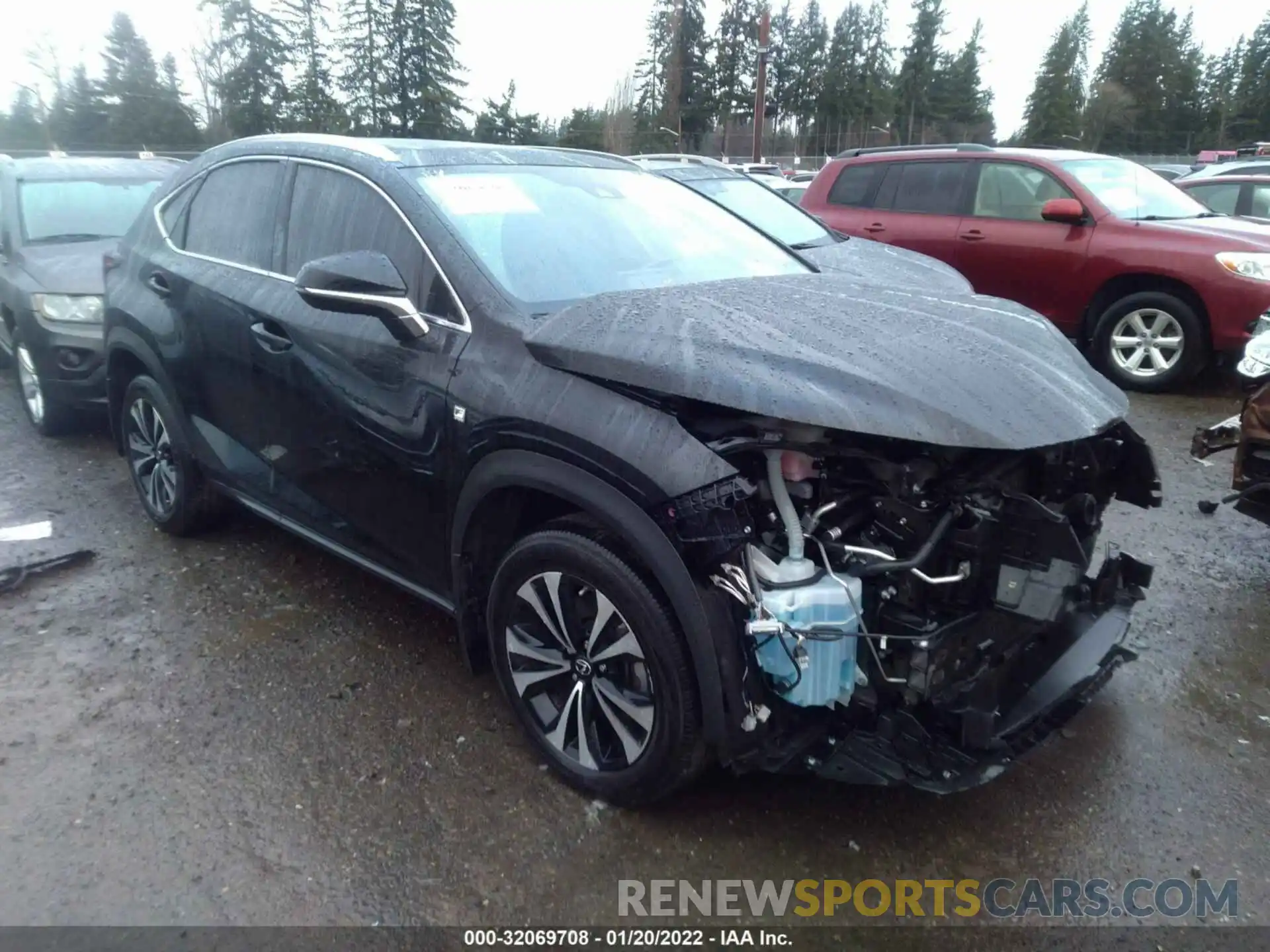 1 Photograph of a damaged car JTJSARDZ0L2226399 LEXUS NX 2020