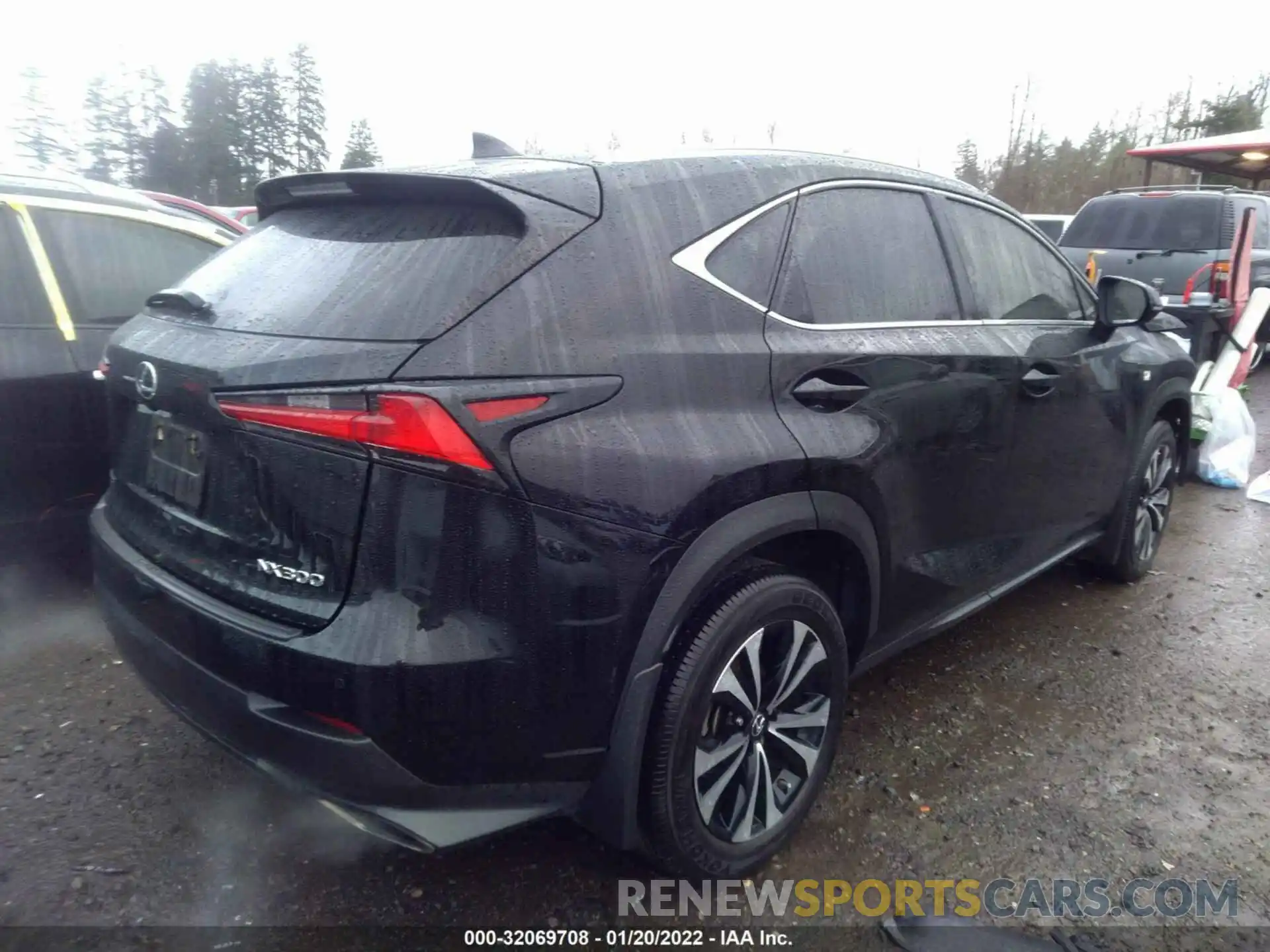 4 Фотография поврежденного автомобиля JTJSARDZ0L2226399 LEXUS NX 2020