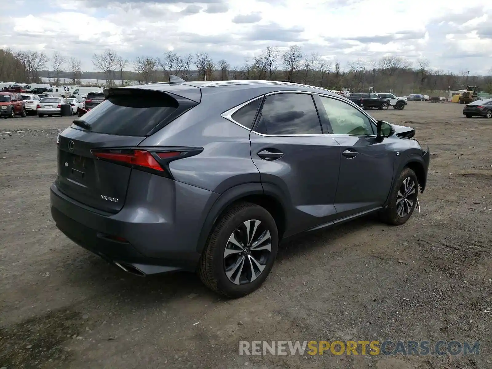 4 Фотография поврежденного автомобиля JTJSARDZ0L2234079 LEXUS NX 2020