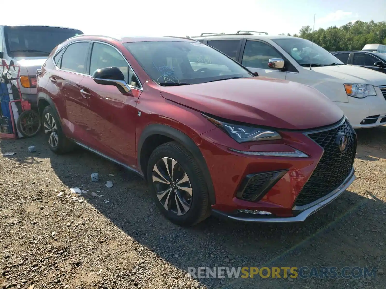 1 Photograph of a damaged car JTJSARDZ0L2235636 LEXUS NX 2020