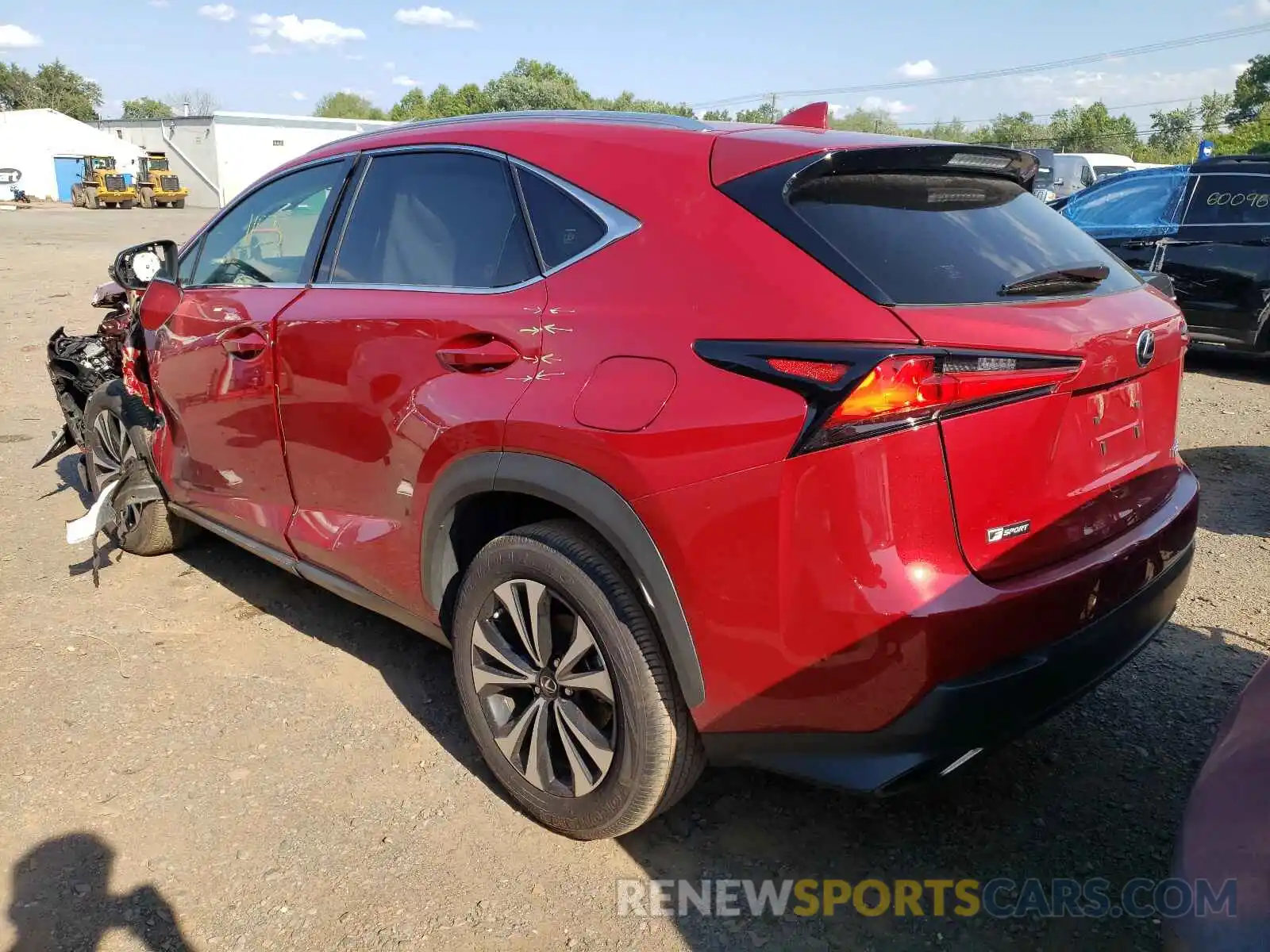 3 Photograph of a damaged car JTJSARDZ0L2235636 LEXUS NX 2020