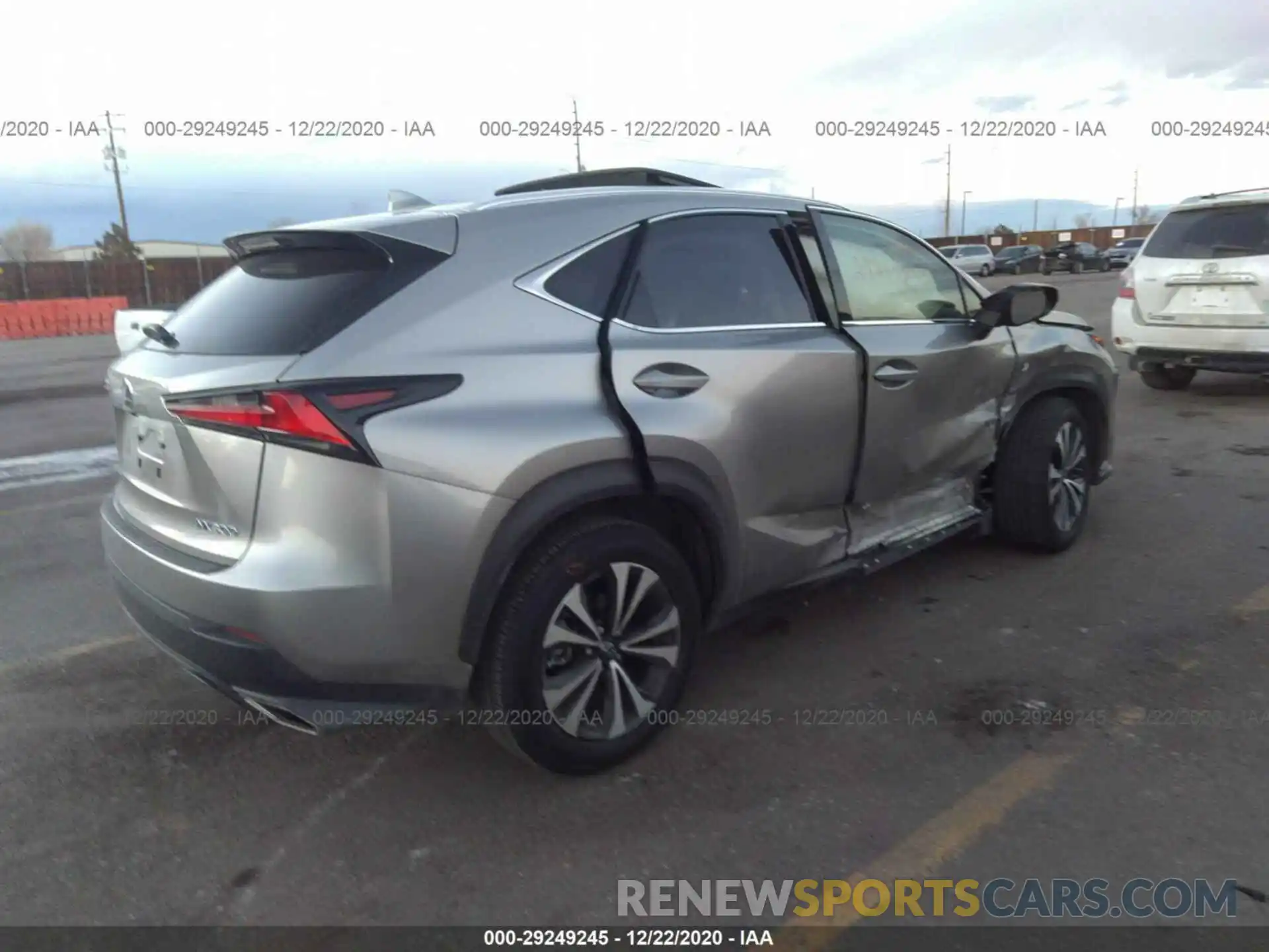 4 Фотография поврежденного автомобиля JTJSARDZ0L5008350 LEXUS NX 2020