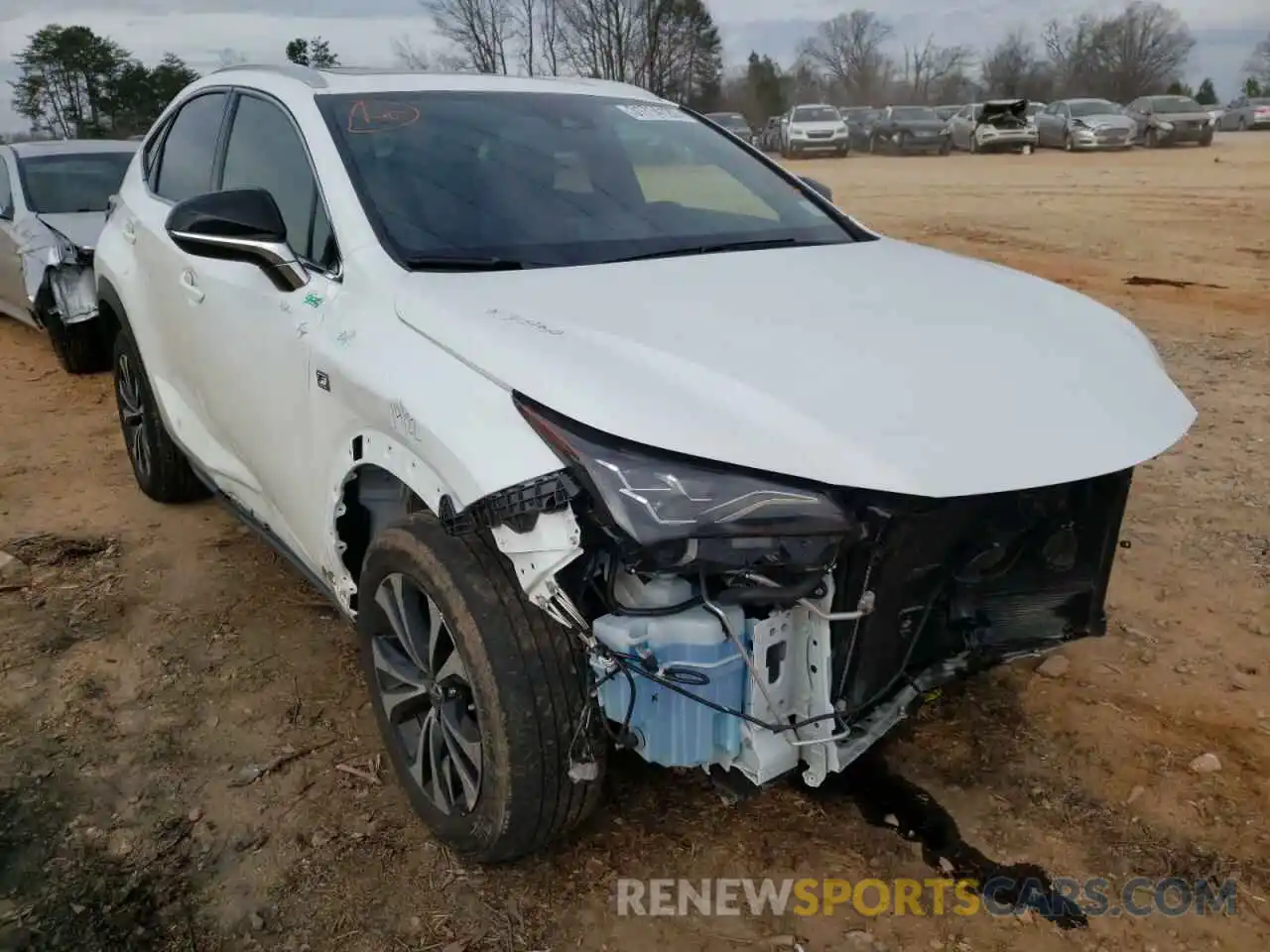 1 Photograph of a damaged car JTJSARDZ0L5010521 LEXUS NX 2020