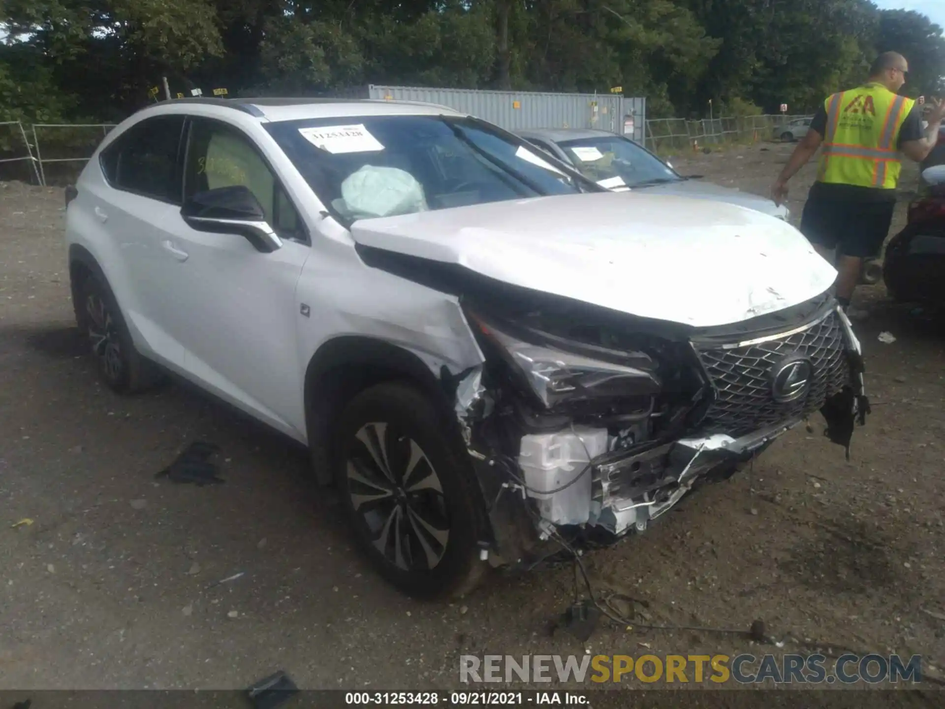 1 Photograph of a damaged car JTJSARDZ0L5010597 LEXUS NX 2020