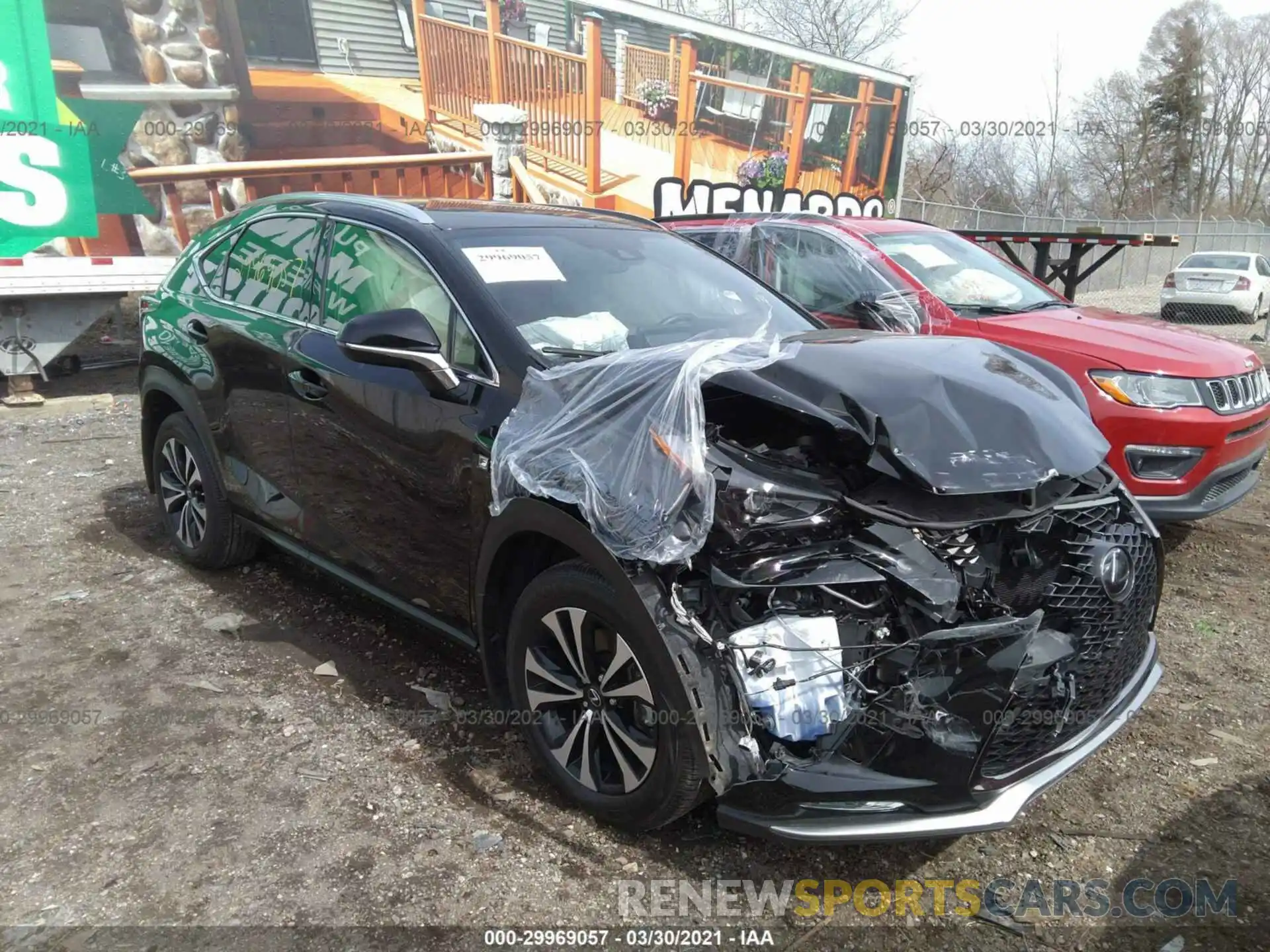 1 Photograph of a damaged car JTJSARDZ0L5012737 LEXUS NX 2020