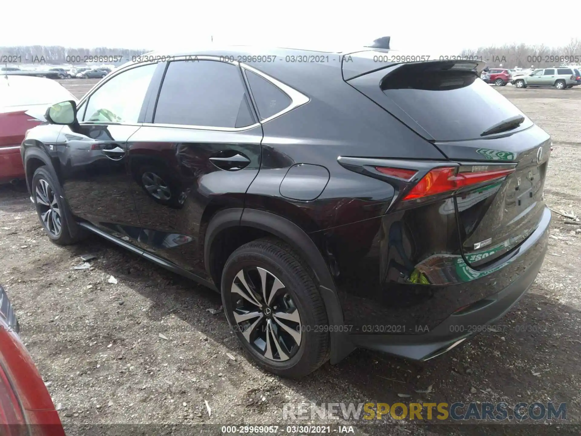 3 Фотография поврежденного автомобиля JTJSARDZ0L5012737 LEXUS NX 2020