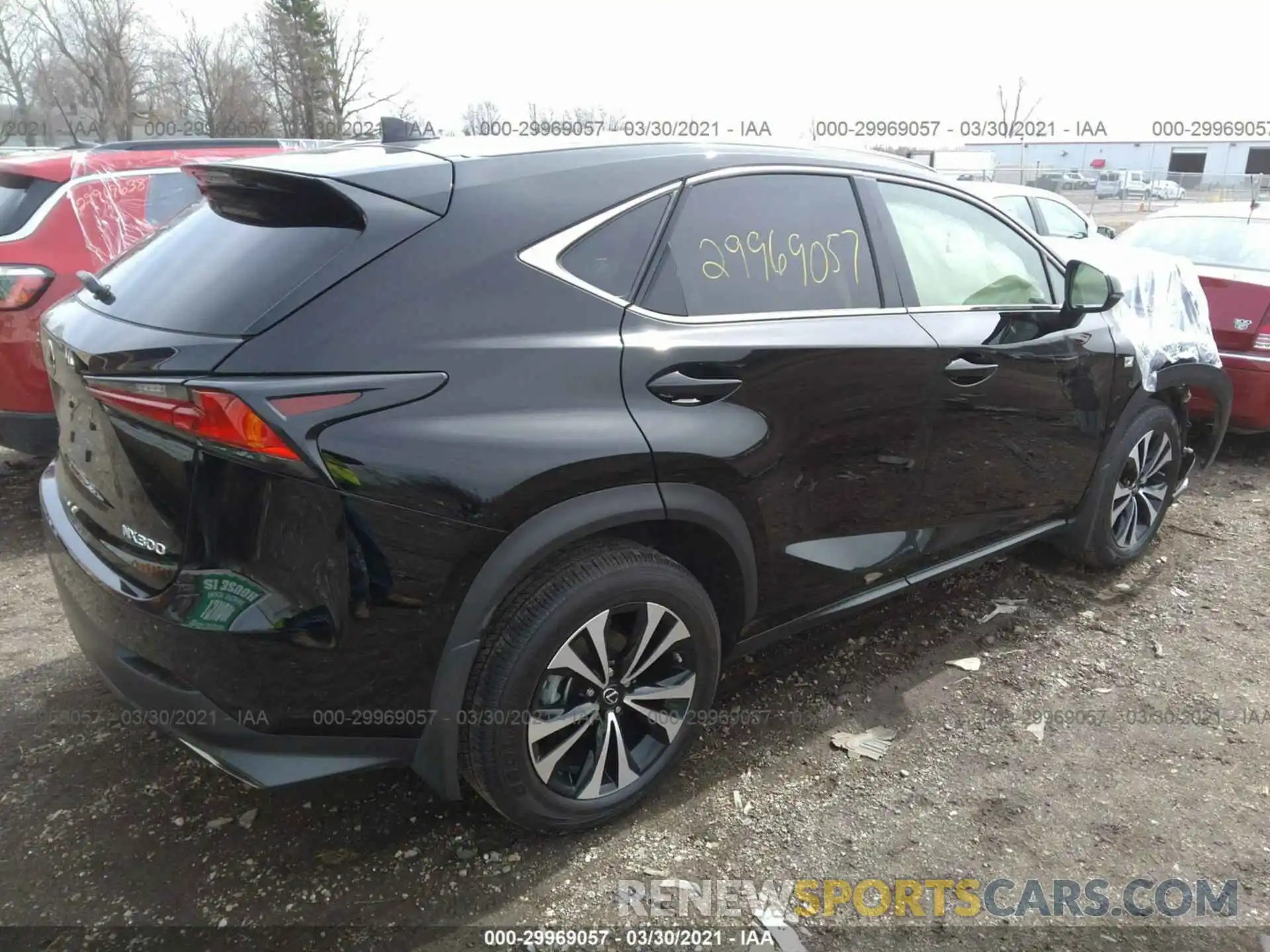 4 Фотография поврежденного автомобиля JTJSARDZ0L5012737 LEXUS NX 2020