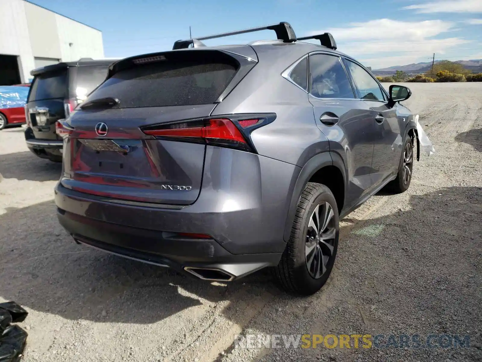 4 Фотография поврежденного автомобиля JTJSARDZ1L5003416 LEXUS NX 2020