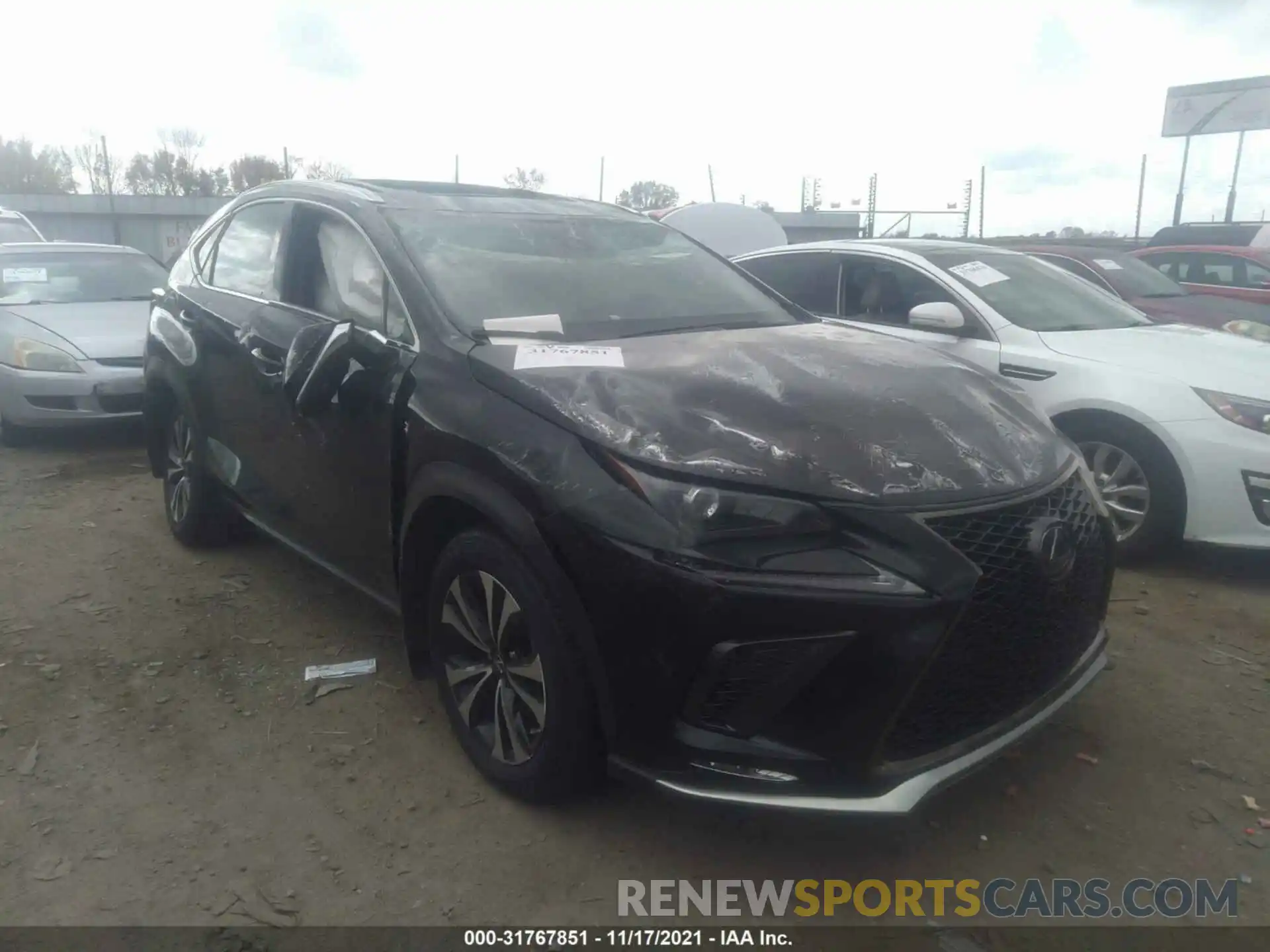 1 Photograph of a damaged car JTJSARDZ2L5007071 LEXUS NX 2020