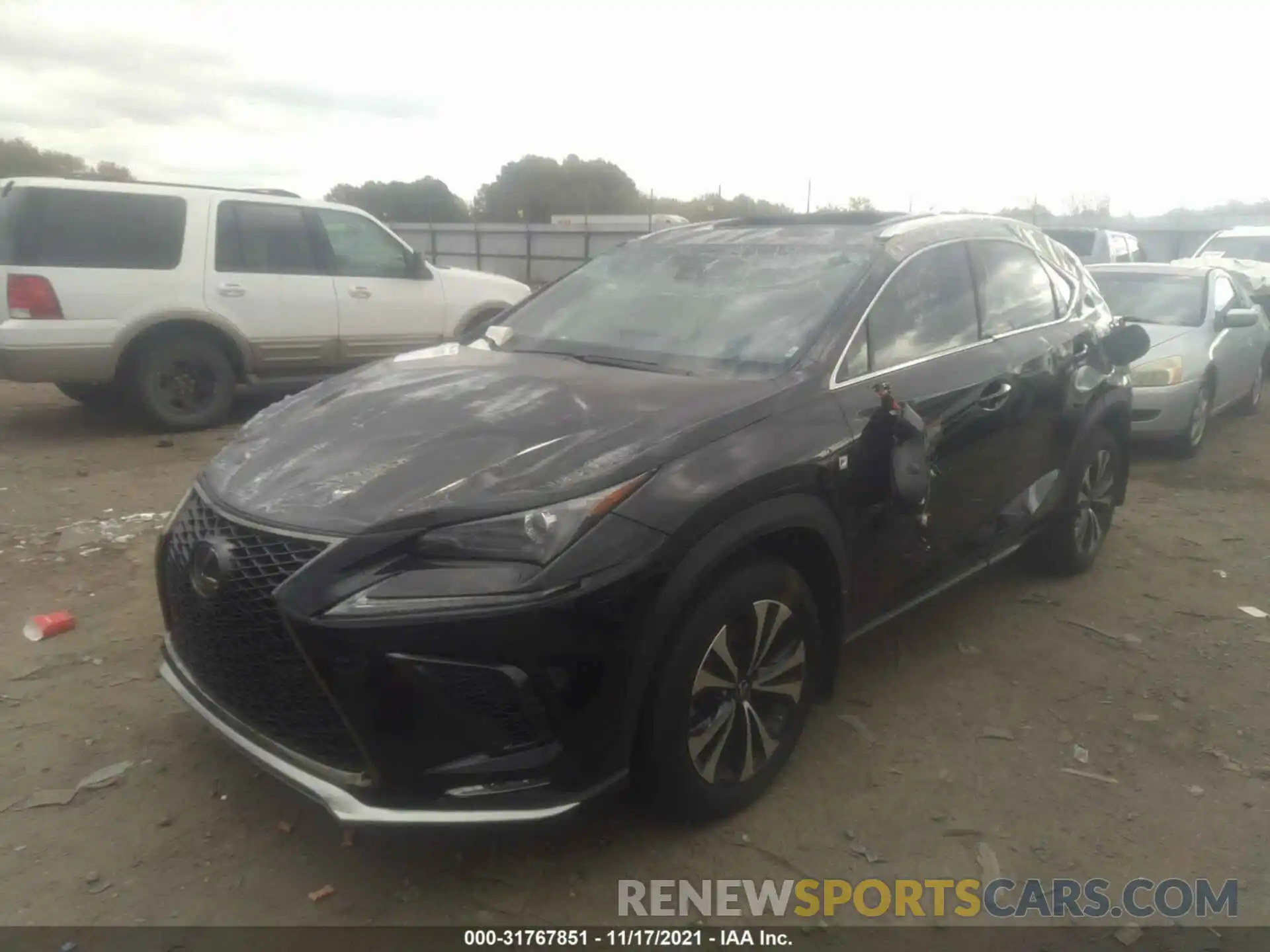 2 Фотография поврежденного автомобиля JTJSARDZ2L5007071 LEXUS NX 2020