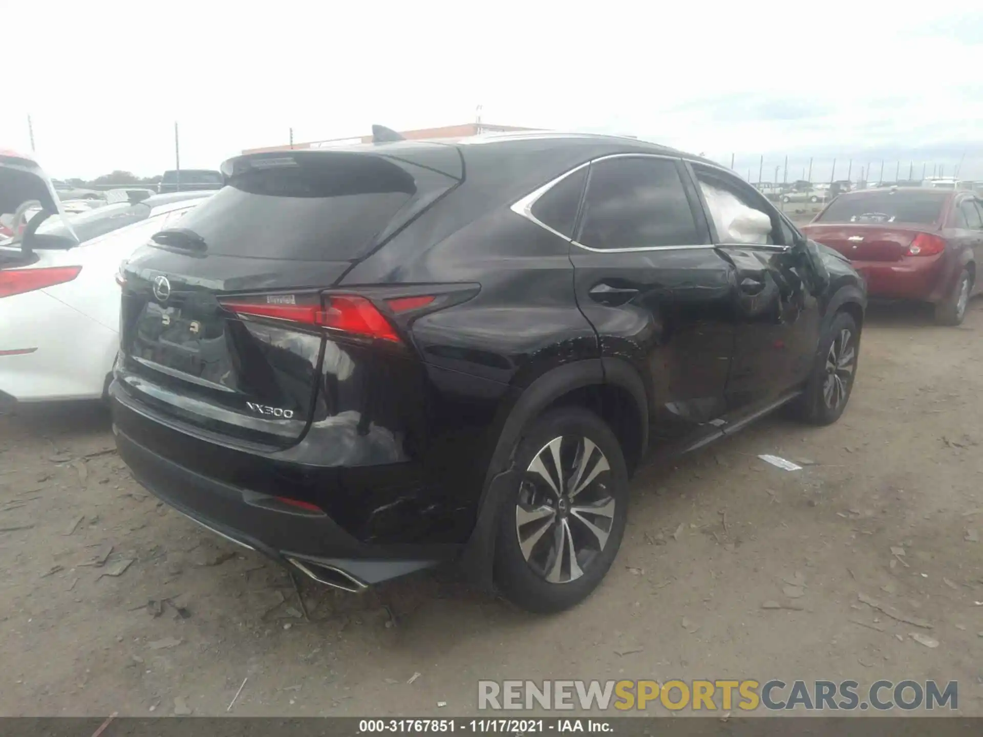 4 Фотография поврежденного автомобиля JTJSARDZ2L5007071 LEXUS NX 2020