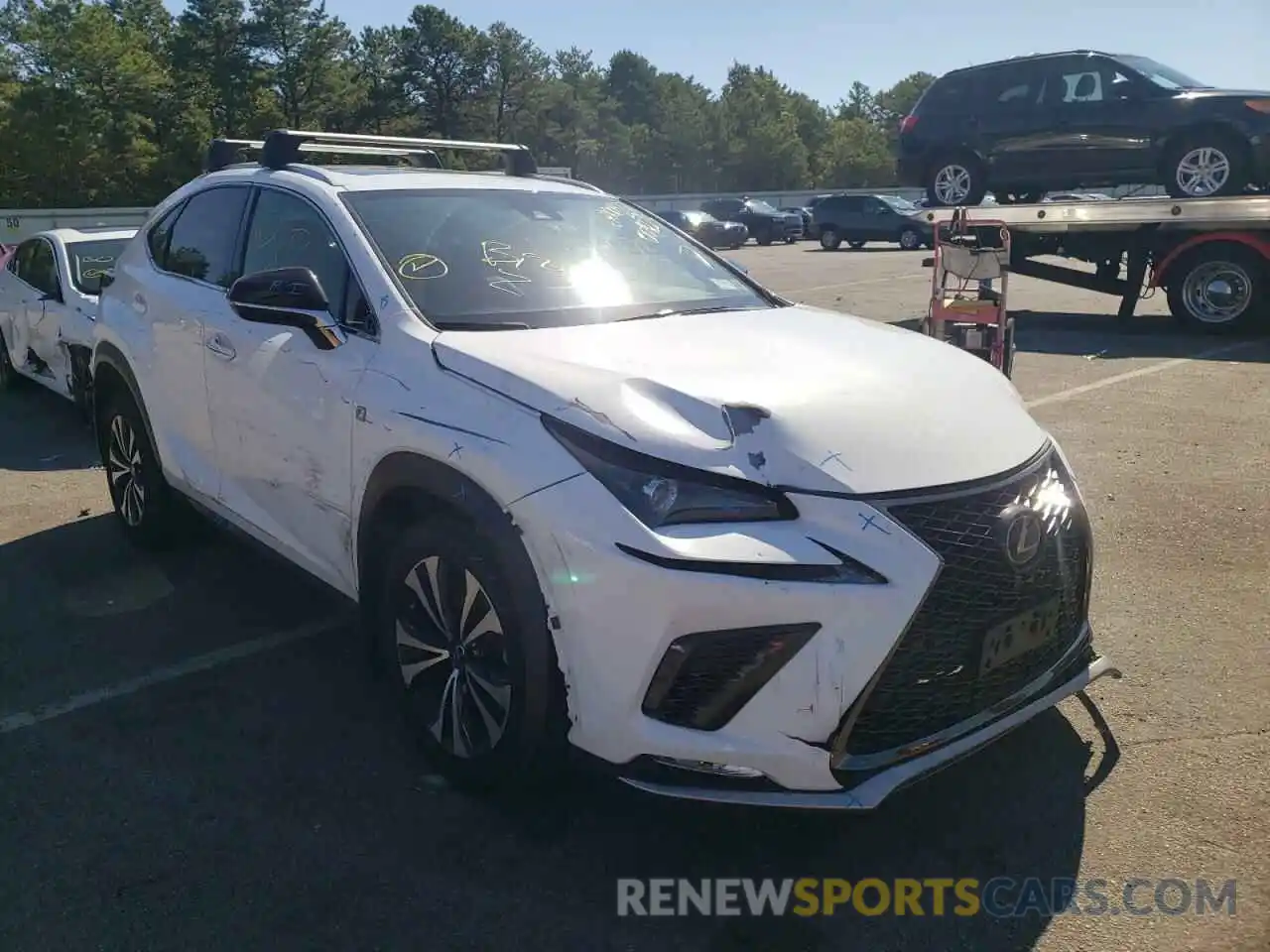 1 Photograph of a damaged car JTJSARDZ2L5009273 LEXUS NX 2020