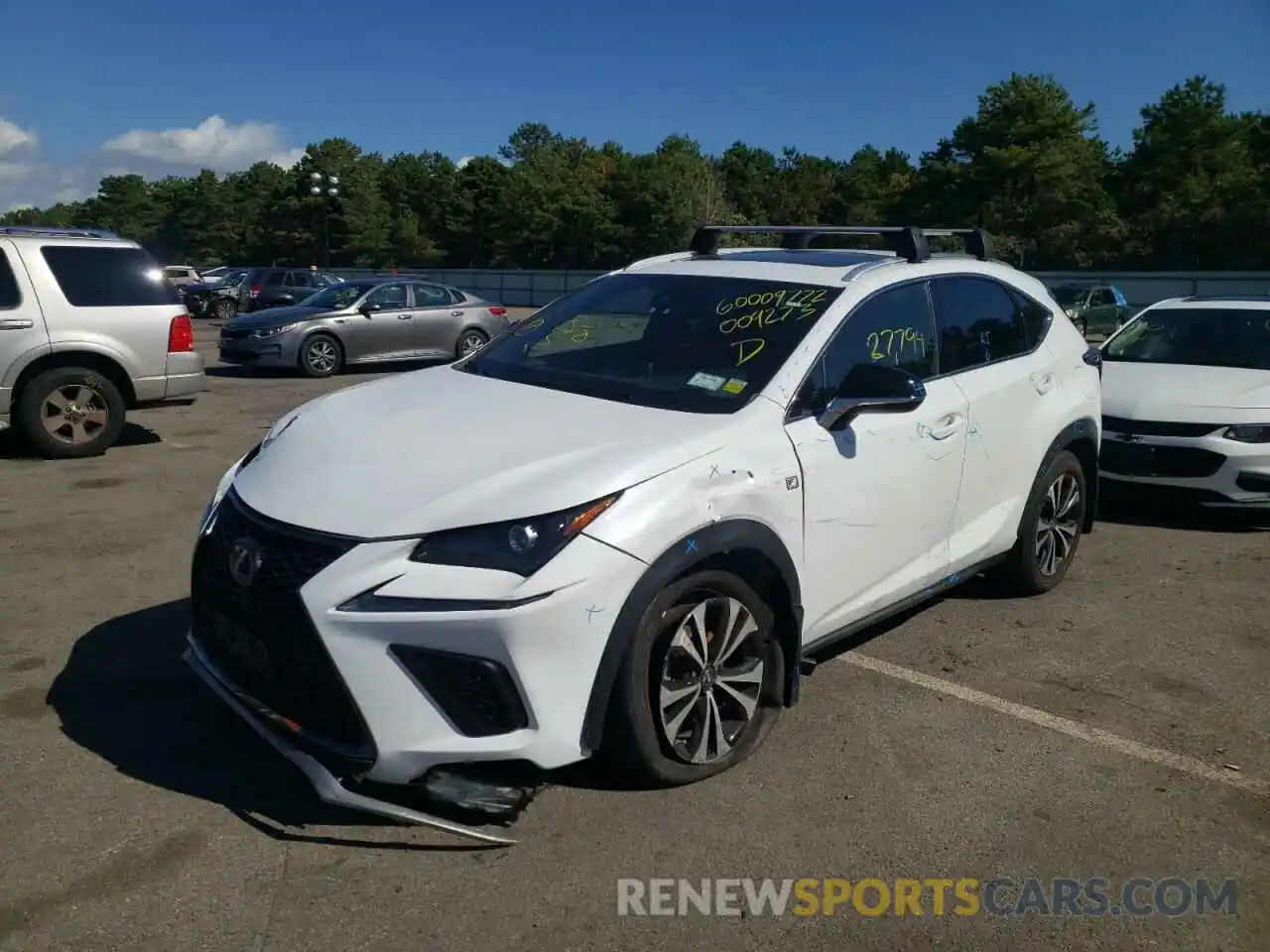 2 Photograph of a damaged car JTJSARDZ2L5009273 LEXUS NX 2020