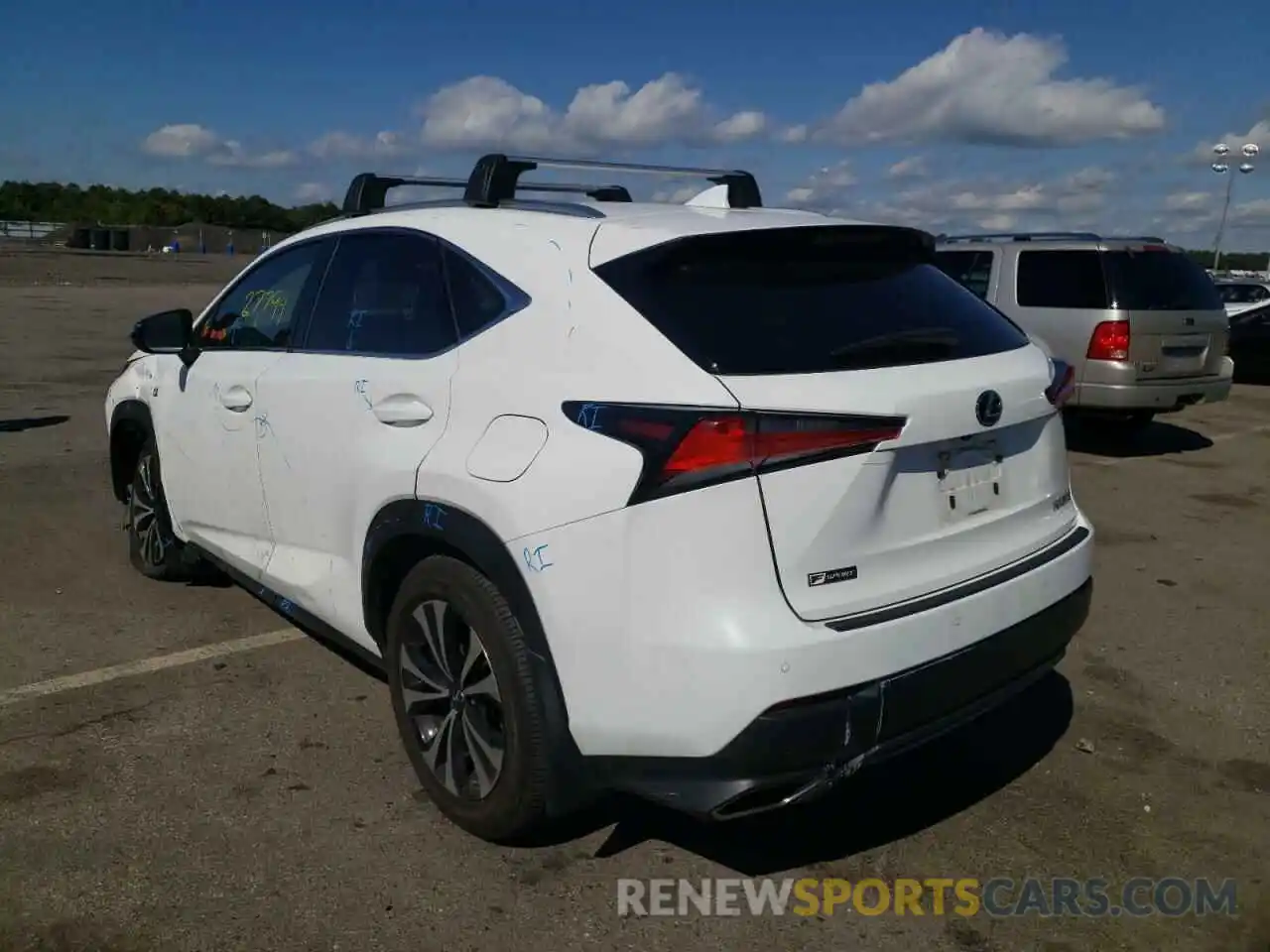 3 Photograph of a damaged car JTJSARDZ2L5009273 LEXUS NX 2020