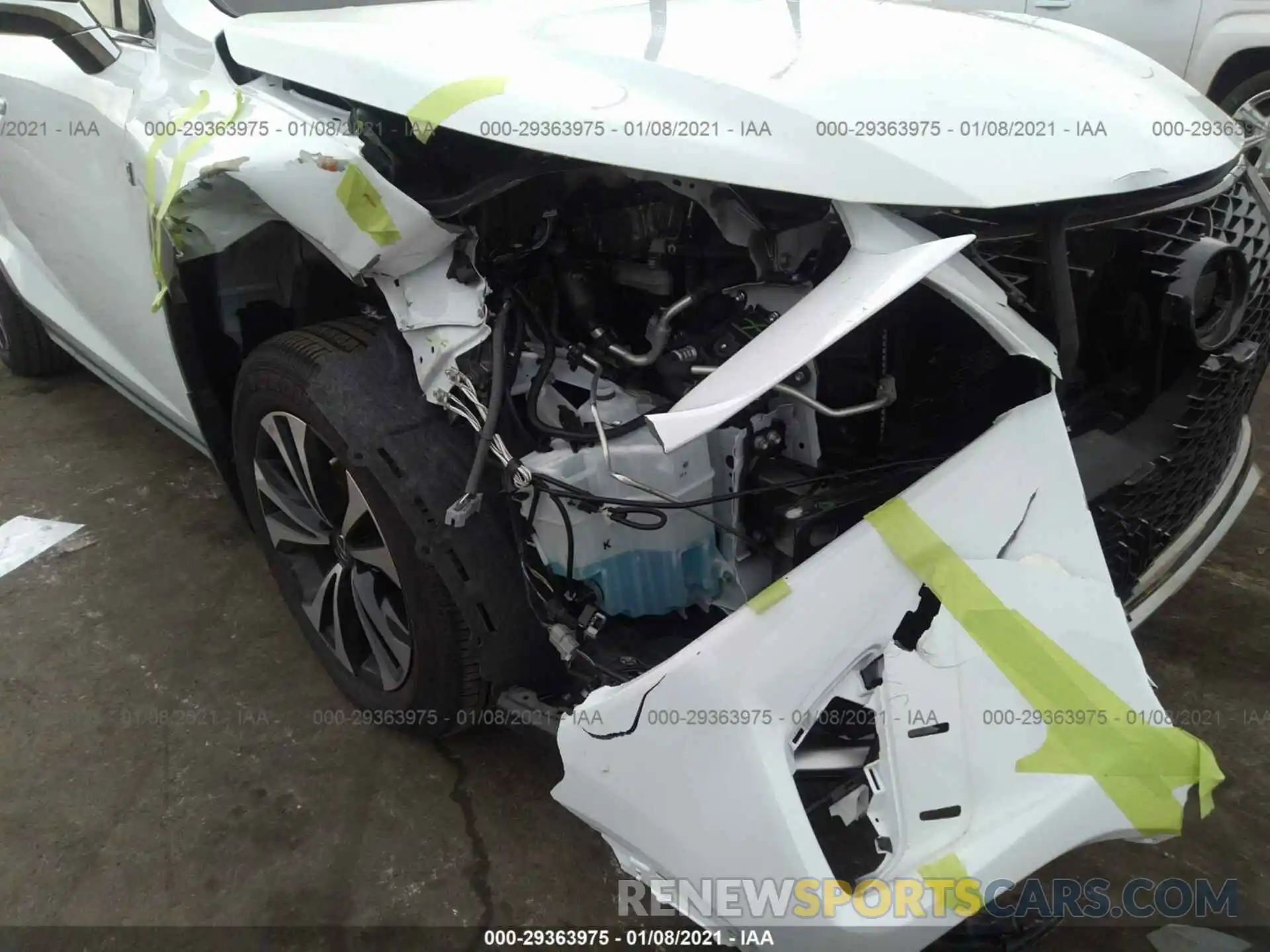6 Фотография поврежденного автомобиля JTJSARDZ2L5015851 LEXUS NX 2020