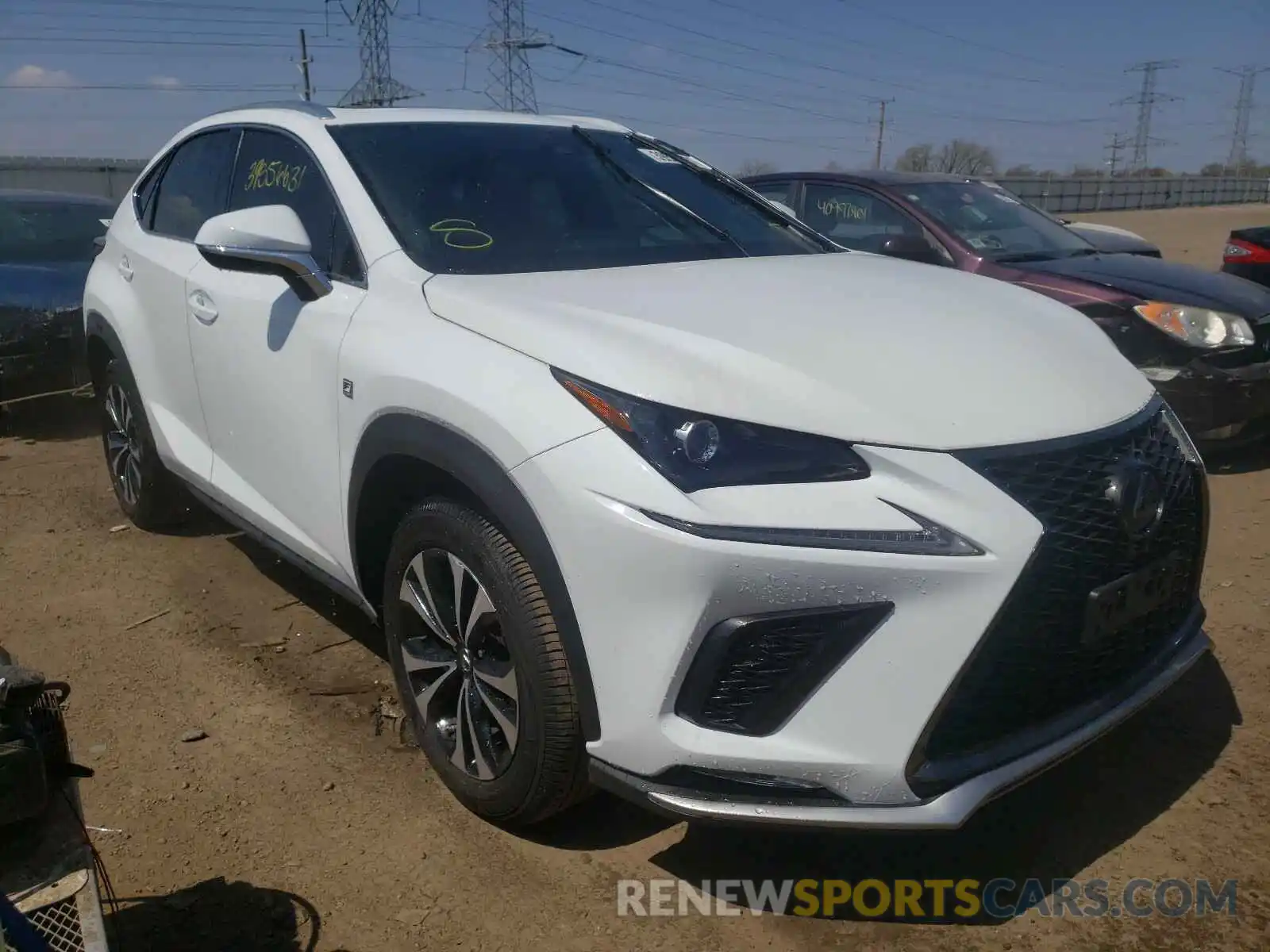 1 Фотография поврежденного автомобиля JTJSARDZ3L2218202 LEXUS NX 2020