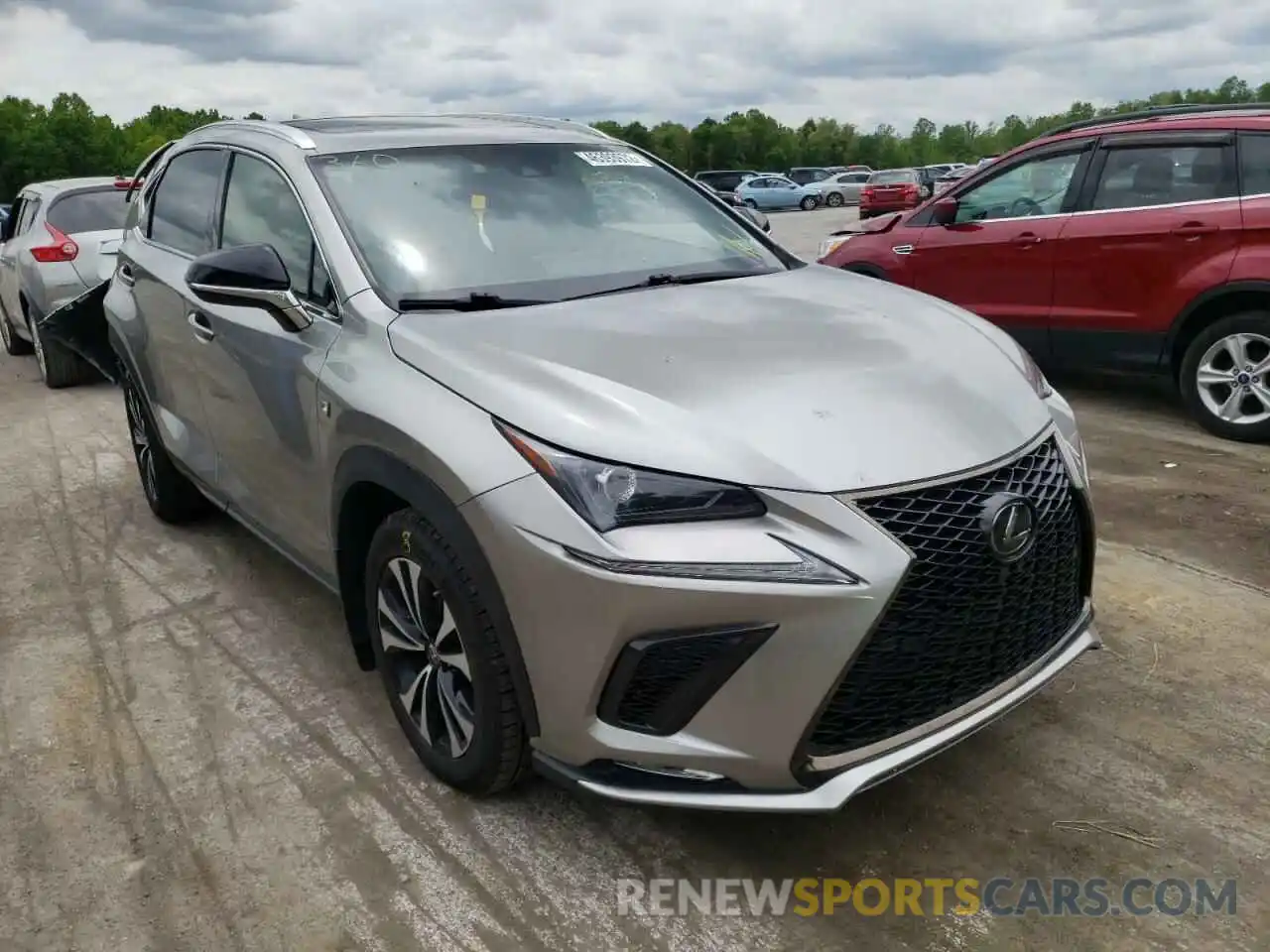 1 Photograph of a damaged car JTJSARDZ3L2220449 LEXUS NX 2020