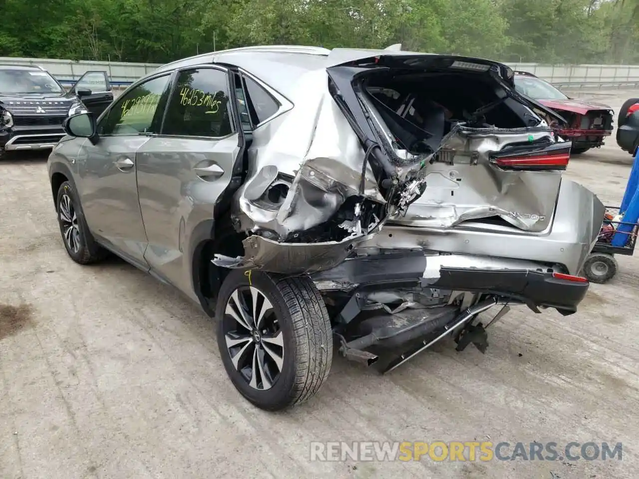 3 Photograph of a damaged car JTJSARDZ3L2220449 LEXUS NX 2020