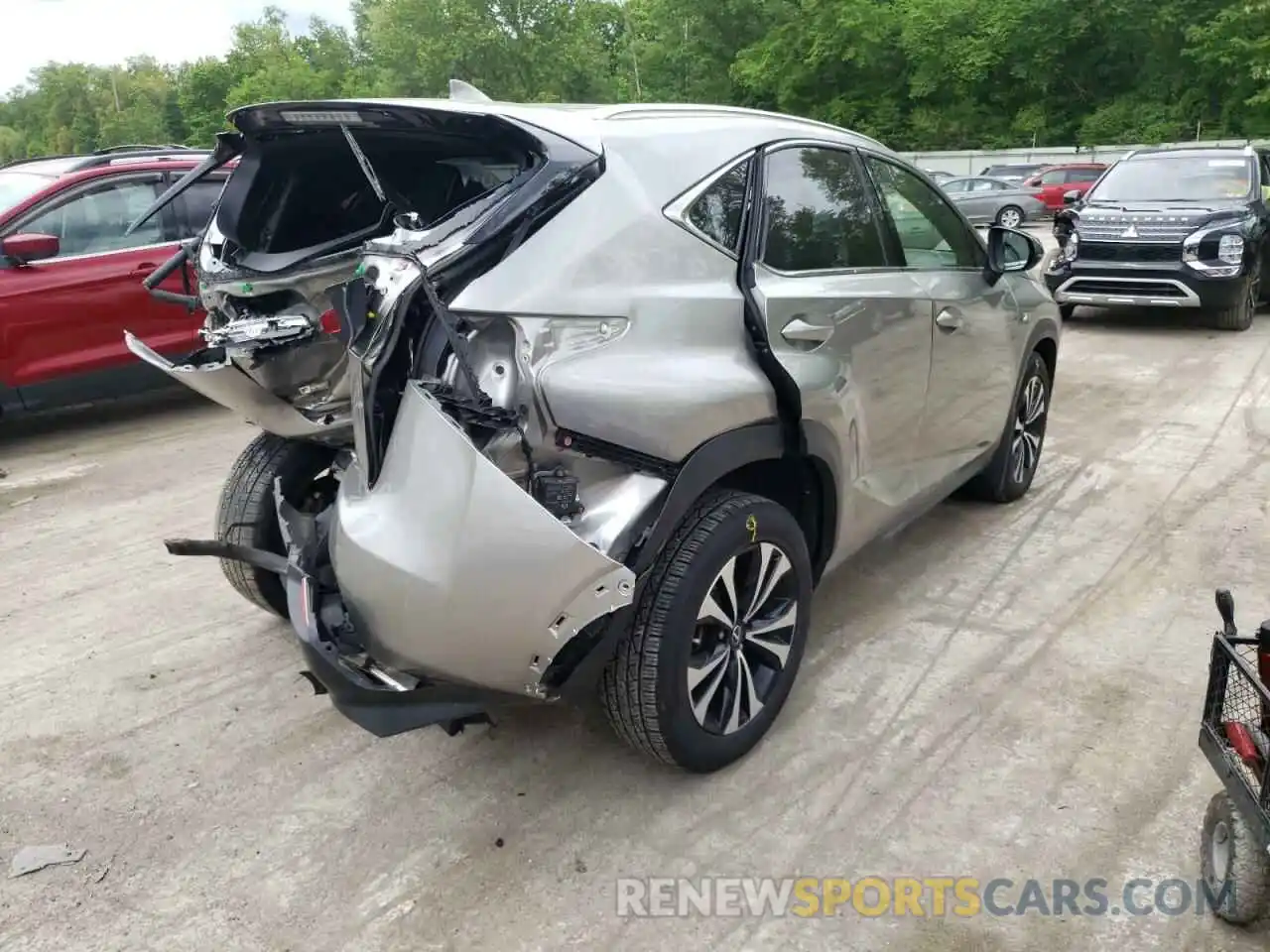 4 Photograph of a damaged car JTJSARDZ3L2220449 LEXUS NX 2020