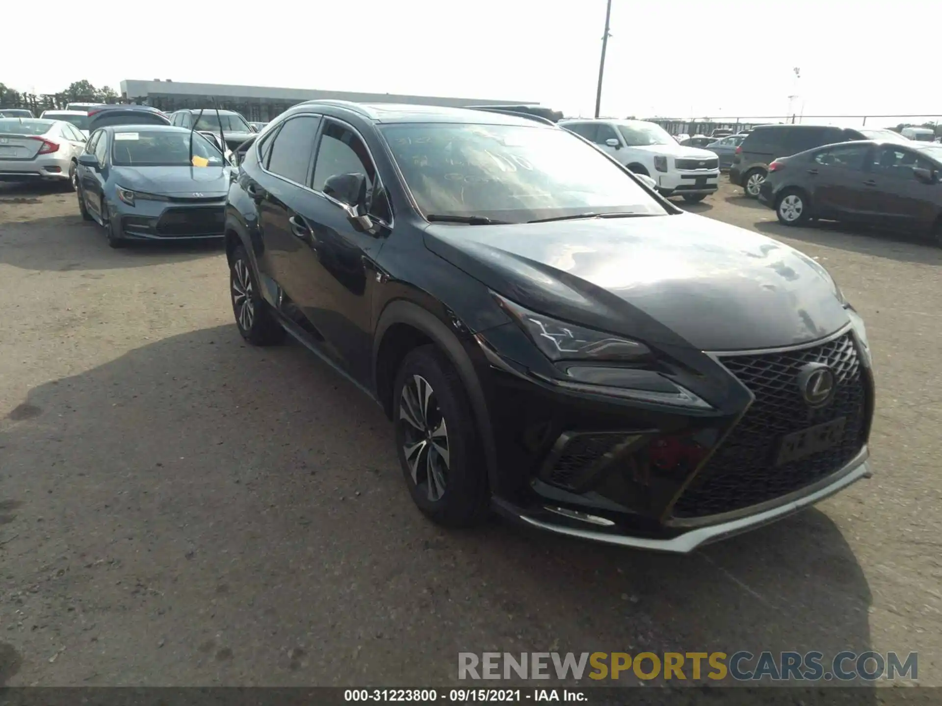 1 Photograph of a damaged car JTJSARDZ3L2222492 LEXUS NX 2020