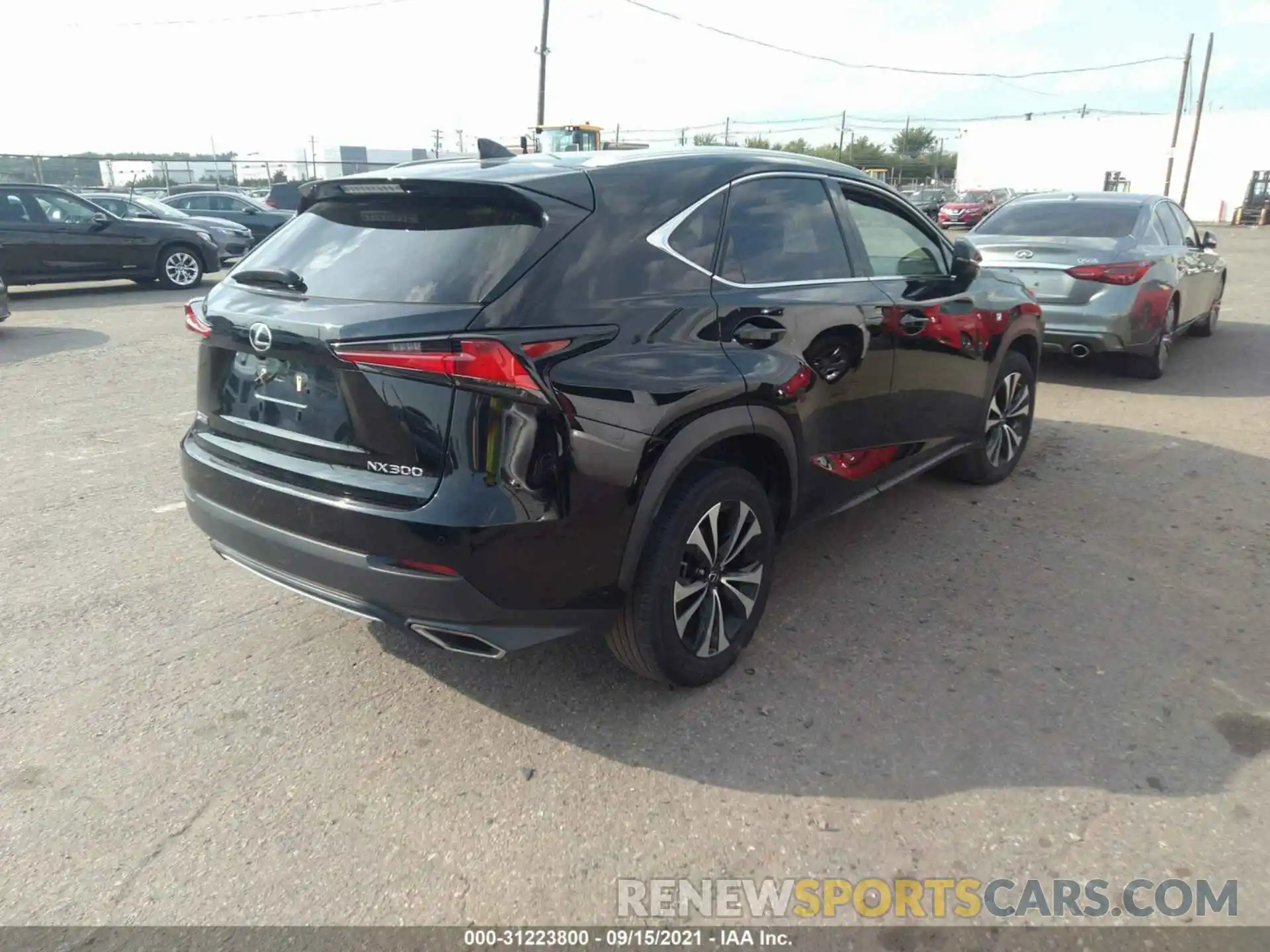 4 Фотография поврежденного автомобиля JTJSARDZ3L2222492 LEXUS NX 2020