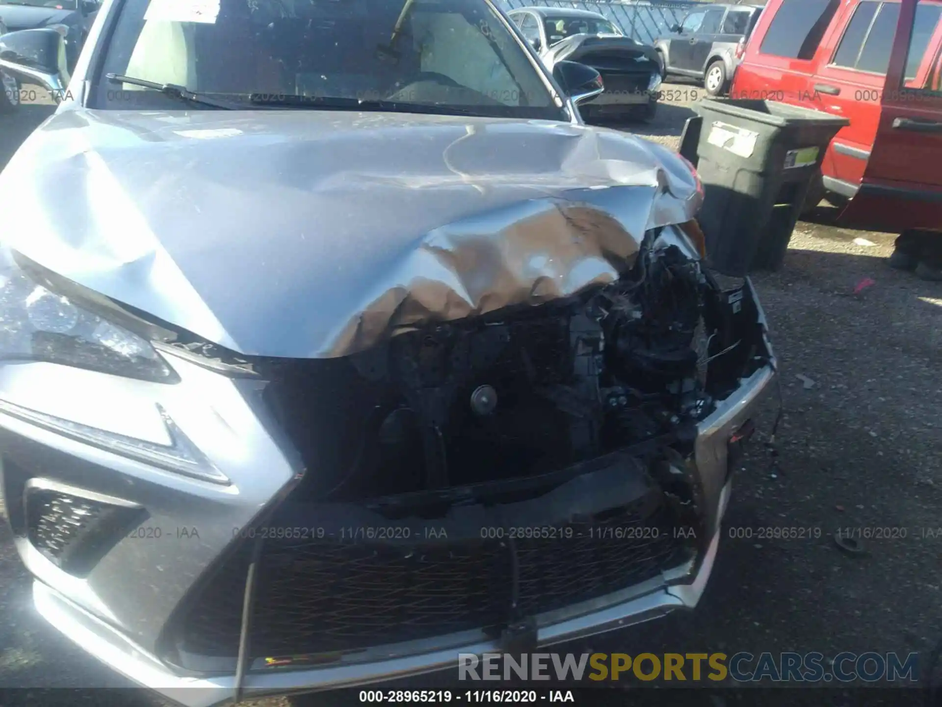 6 Photograph of a damaged car JTJSARDZ3L2232438 LEXUS NX 2020