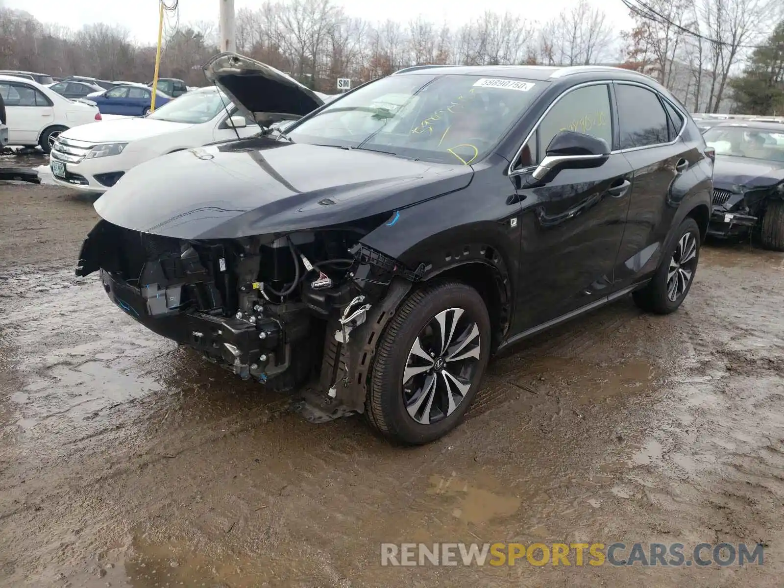 2 Фотография поврежденного автомобиля JTJSARDZ3L5006351 LEXUS NX 2020