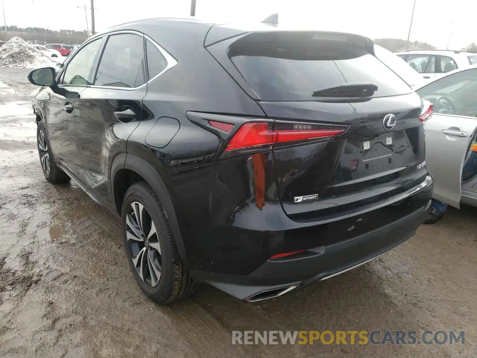 3 Фотография поврежденного автомобиля JTJSARDZ3L5006351 LEXUS NX 2020