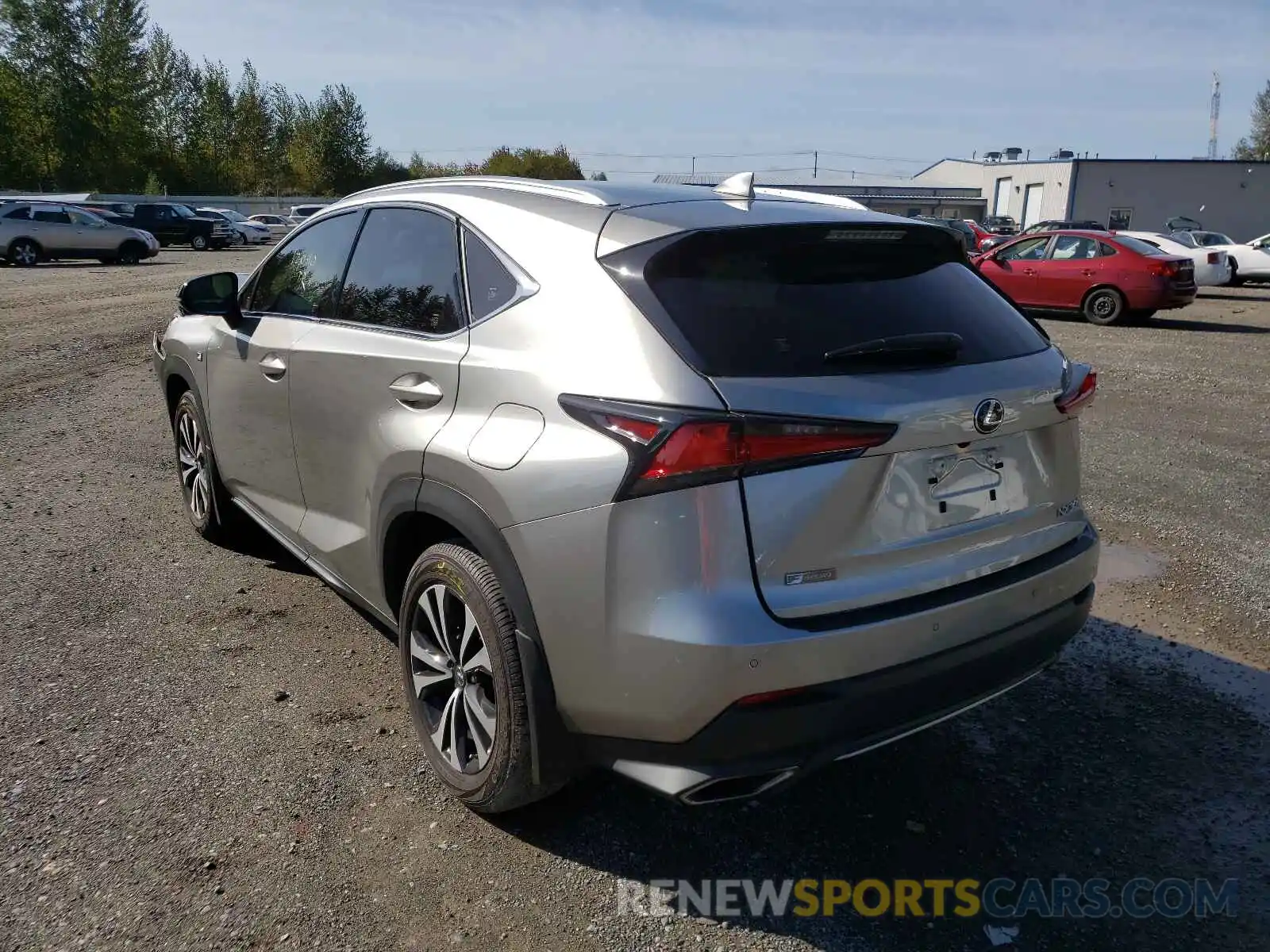 3 Фотография поврежденного автомобиля JTJSARDZ3L5012263 LEXUS NX 2020