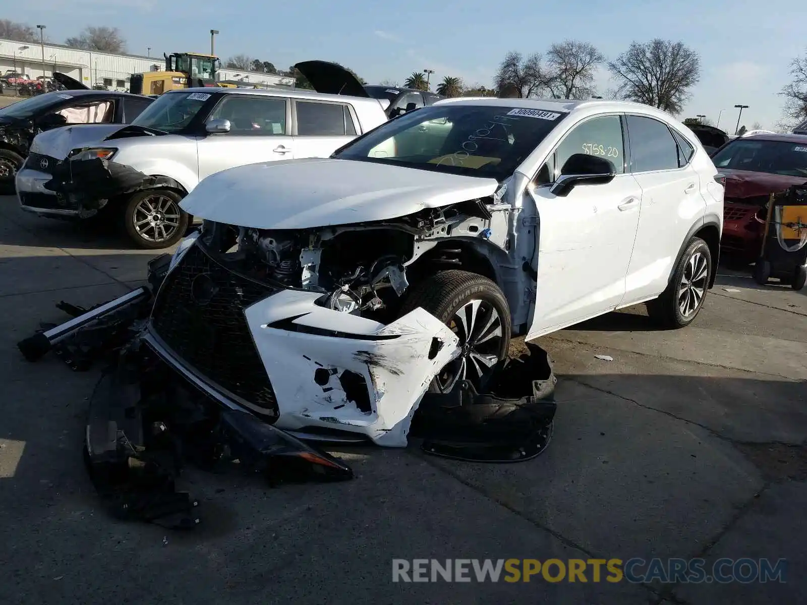 2 Фотография поврежденного автомобиля JTJSARDZ3L5018483 LEXUS NX 2020