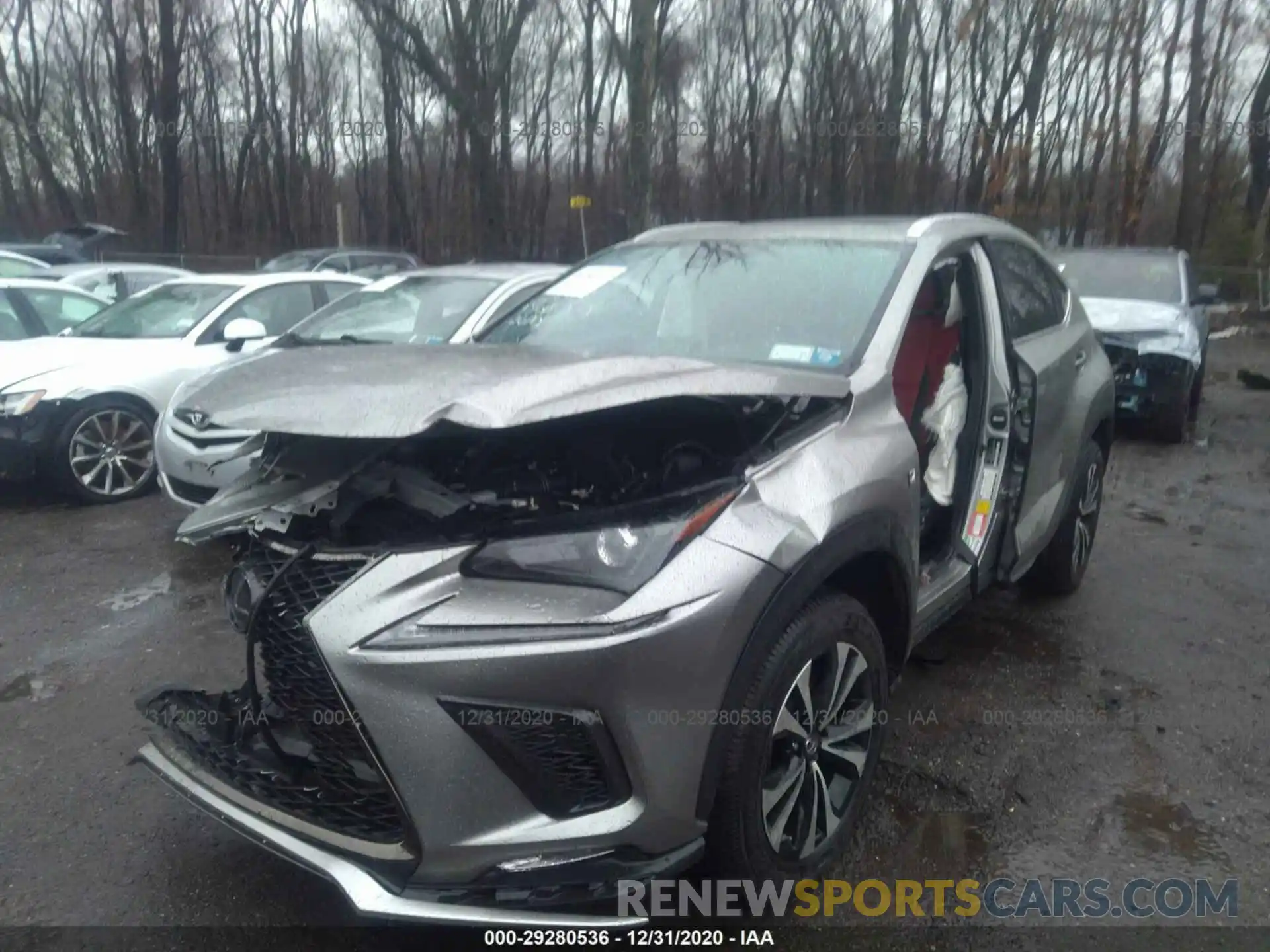 2 Фотография поврежденного автомобиля JTJSARDZ4L2229919 LEXUS NX 2020