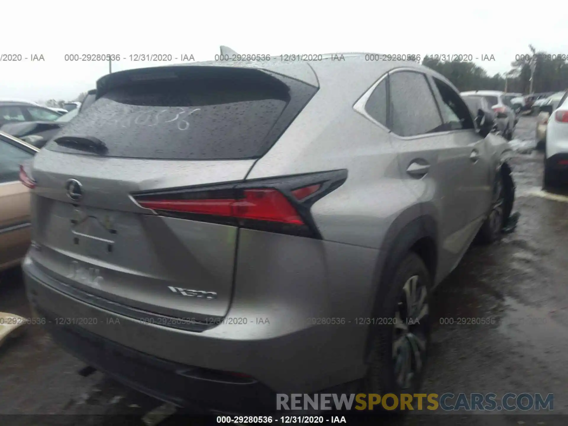 4 Фотография поврежденного автомобиля JTJSARDZ4L2229919 LEXUS NX 2020