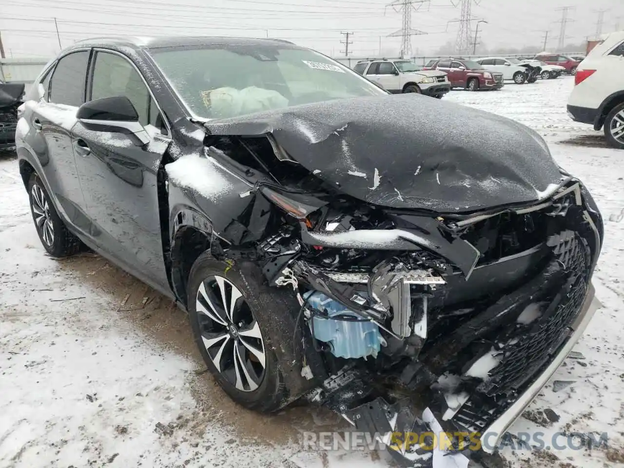 1 Photograph of a damaged car JTJSARDZ4L2231900 LEXUS NX 2020