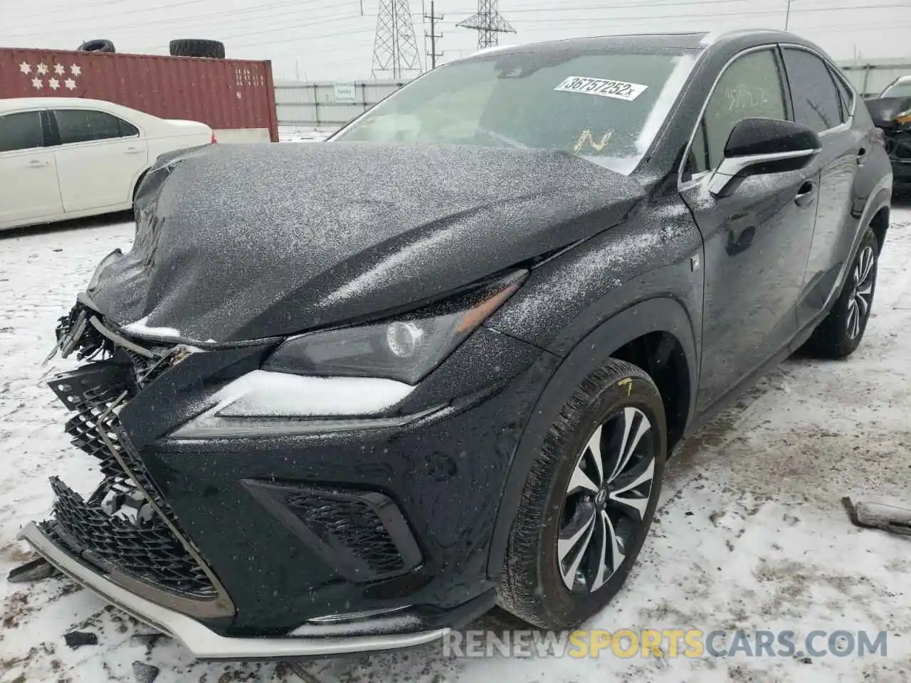 2 Photograph of a damaged car JTJSARDZ4L2231900 LEXUS NX 2020