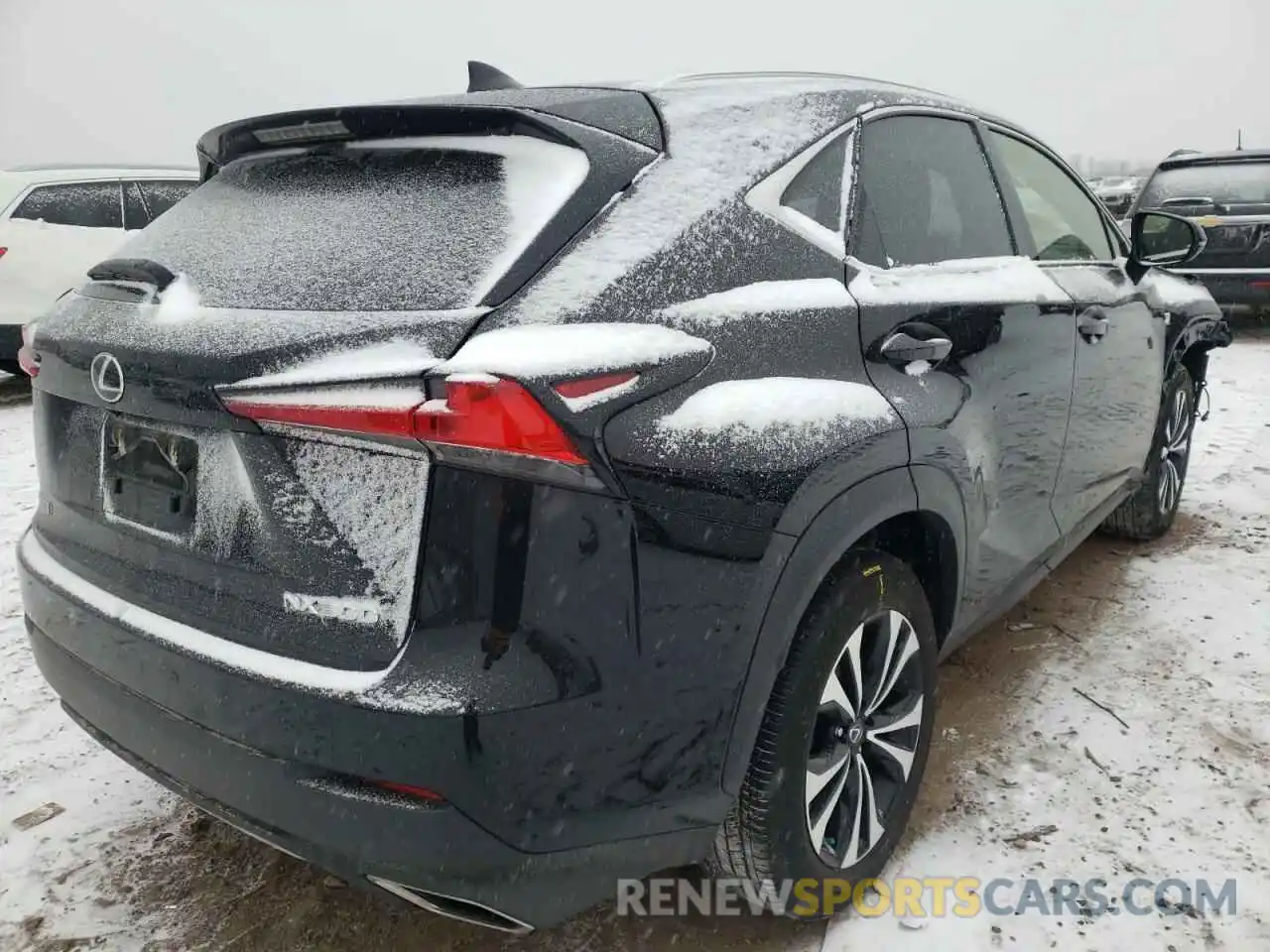 4 Фотография поврежденного автомобиля JTJSARDZ4L2231900 LEXUS NX 2020