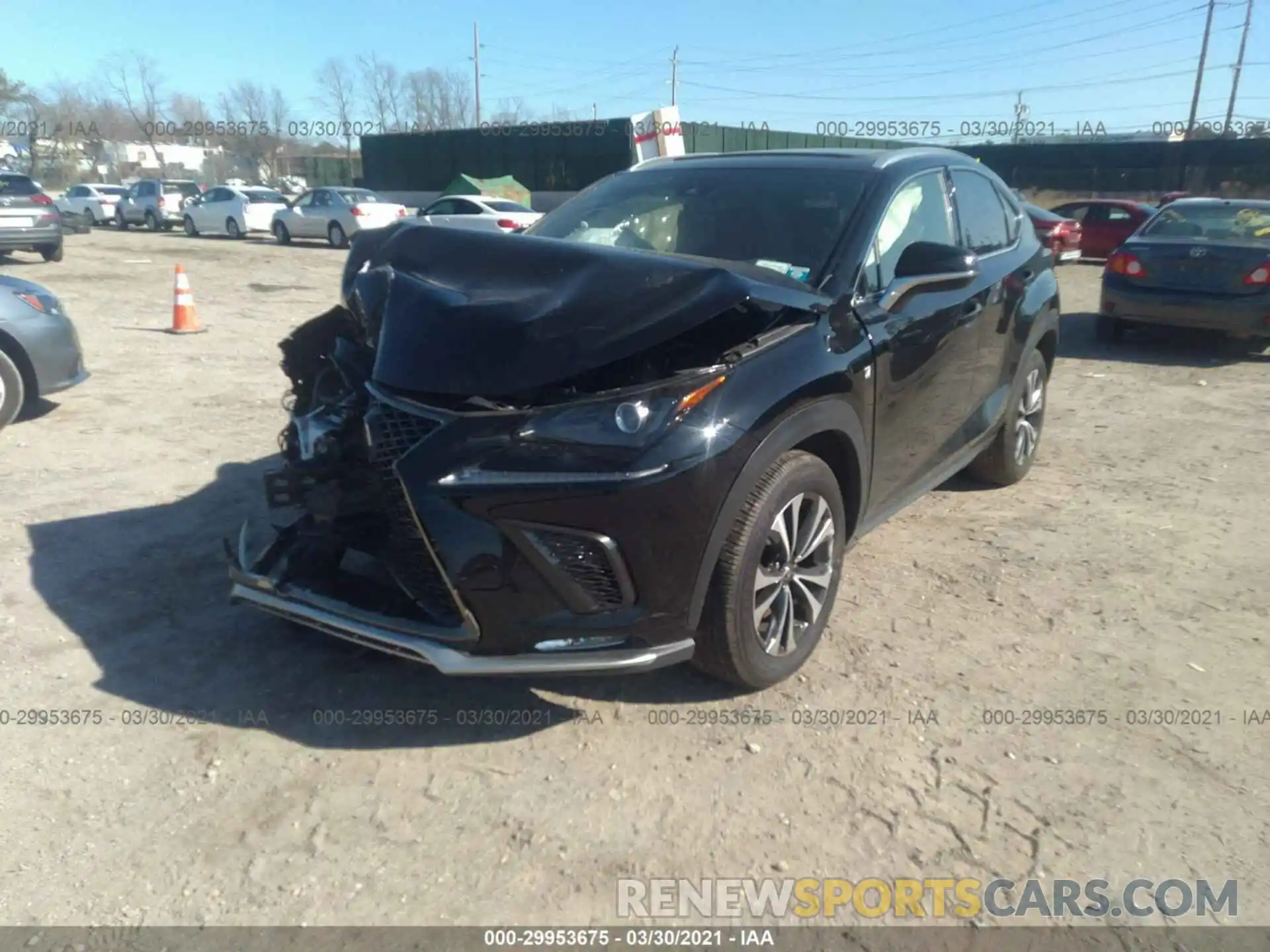 2 Photograph of a damaged car JTJSARDZ4L2232643 LEXUS NX 2020