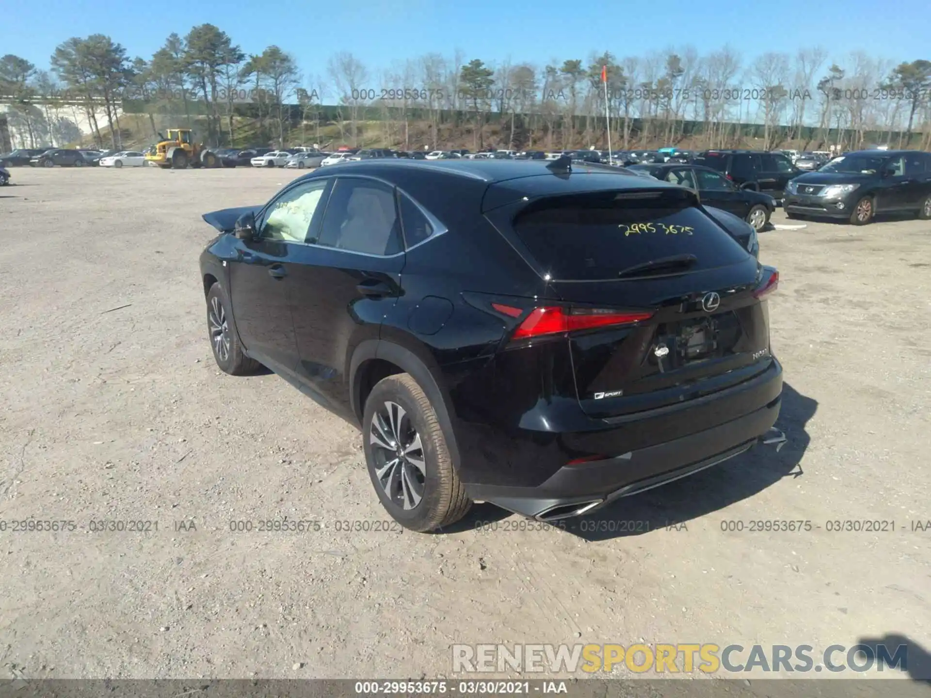 3 Фотография поврежденного автомобиля JTJSARDZ4L2232643 LEXUS NX 2020