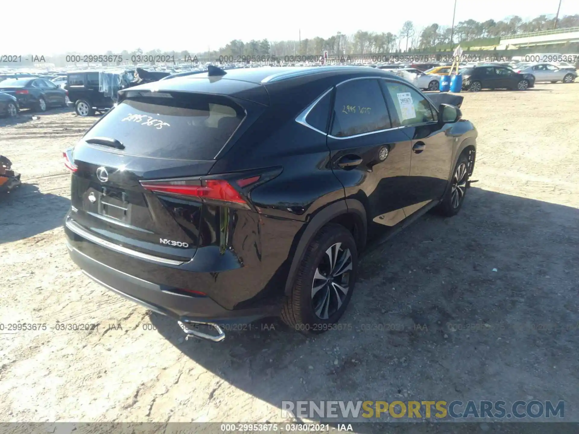 4 Фотография поврежденного автомобиля JTJSARDZ4L2232643 LEXUS NX 2020