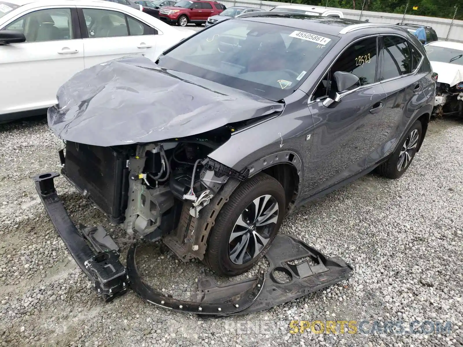 2 Photograph of a damaged car JTJSARDZ4L5002468 LEXUS NX 2020