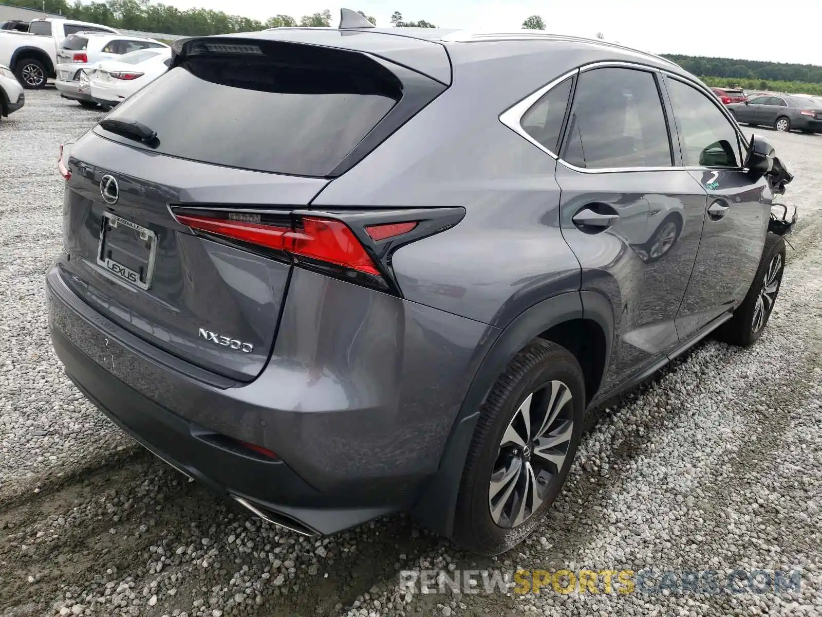 4 Фотография поврежденного автомобиля JTJSARDZ4L5002468 LEXUS NX 2020