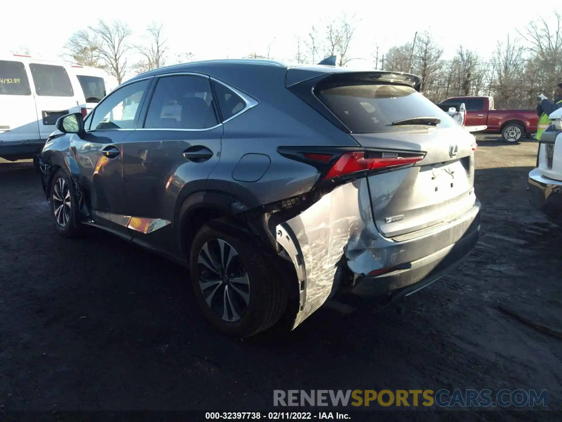 3 Photograph of a damaged car JTJSARDZ5L2234529 LEXUS NX 2020