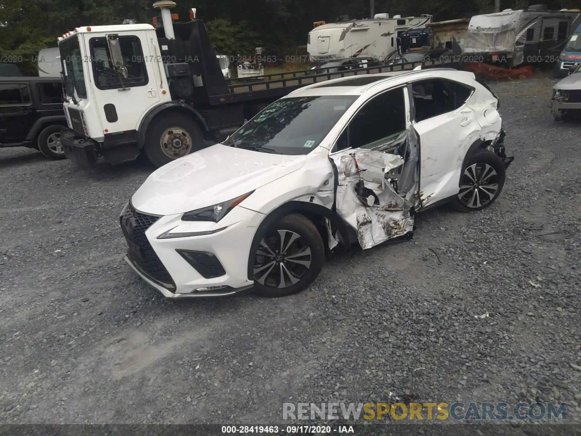 2 Фотография поврежденного автомобиля JTJSARDZ5L5014340 LEXUS NX 2020
