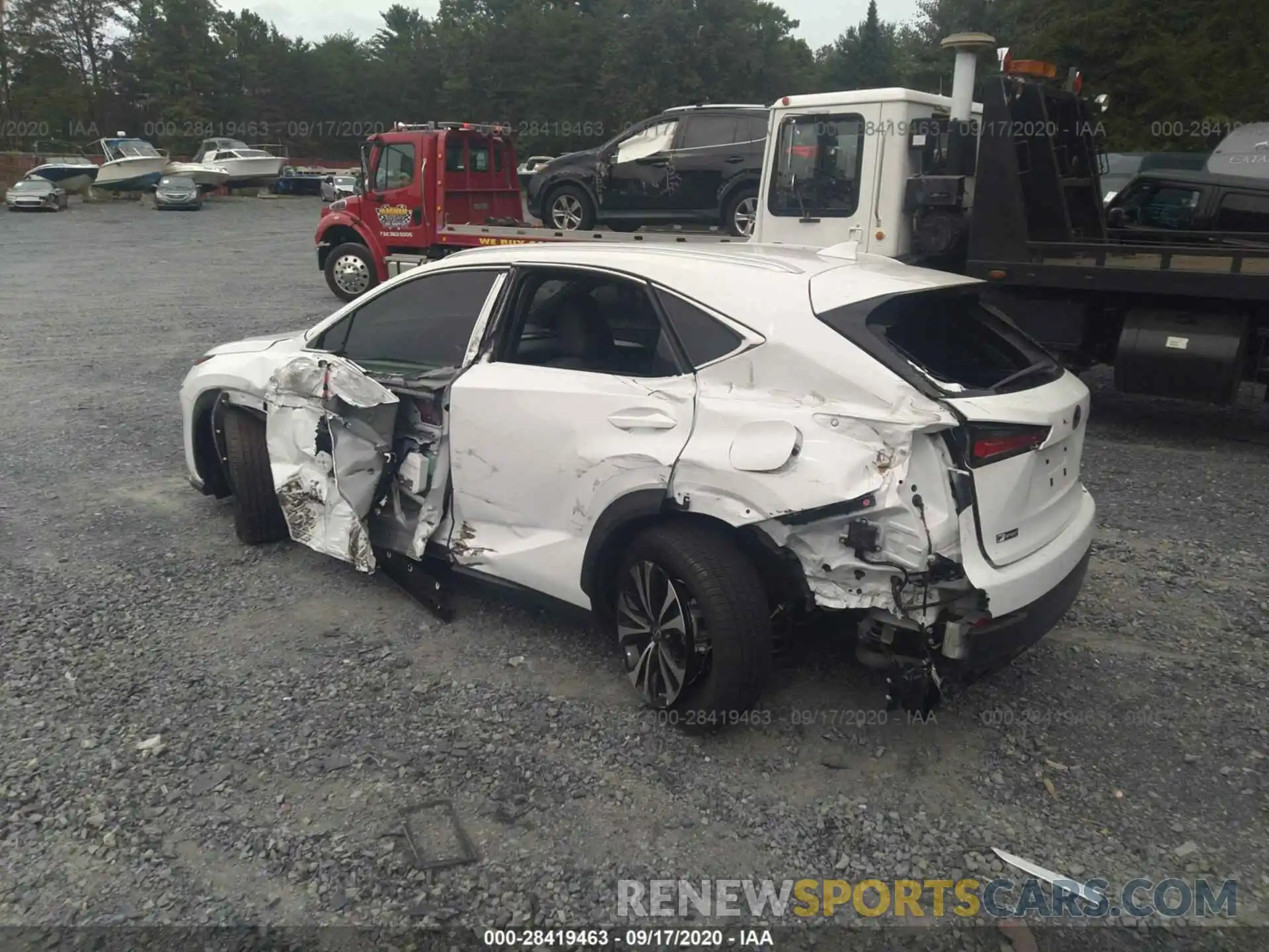3 Фотография поврежденного автомобиля JTJSARDZ5L5014340 LEXUS NX 2020
