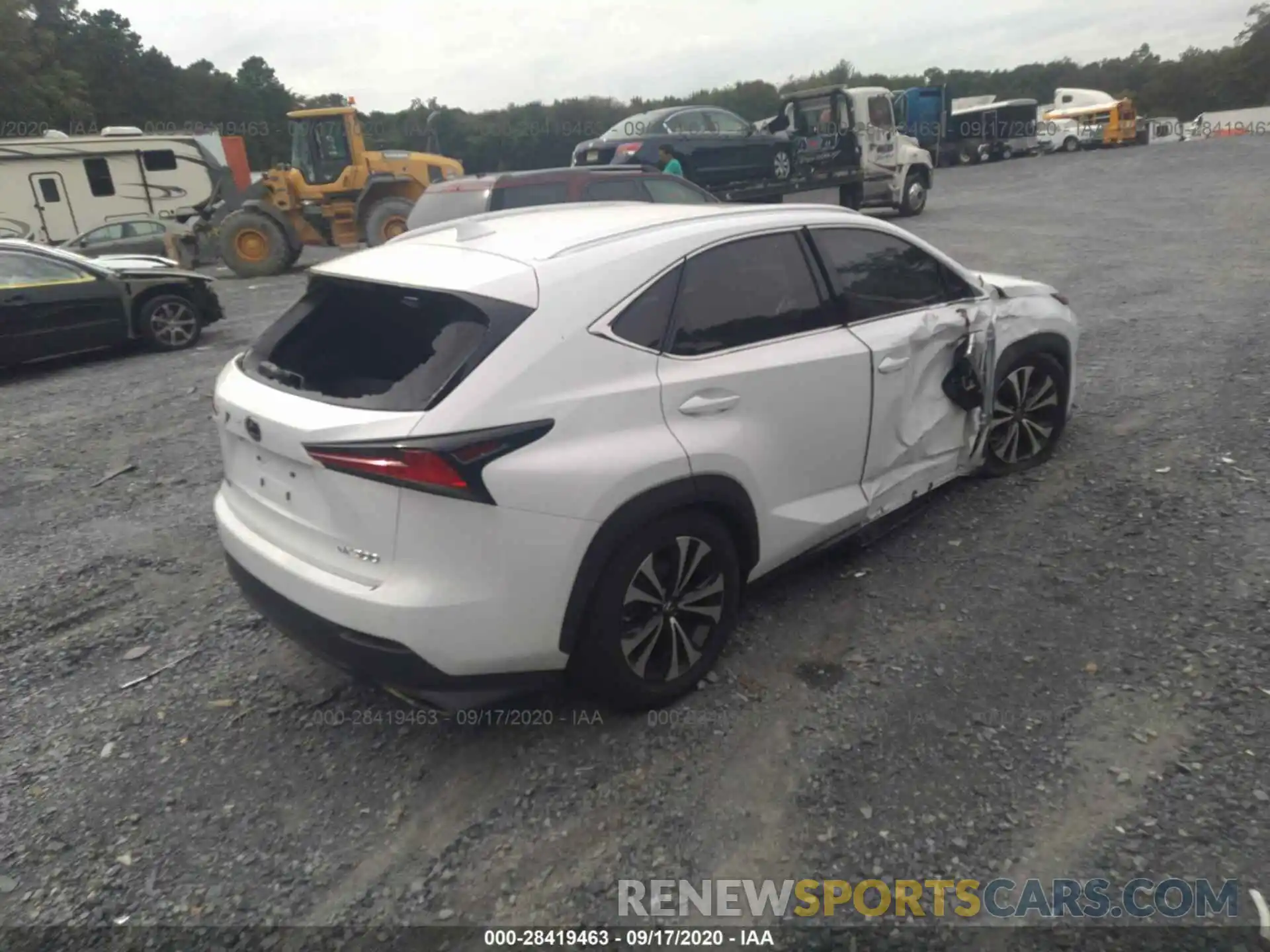 4 Photograph of a damaged car JTJSARDZ5L5014340 LEXUS NX 2020