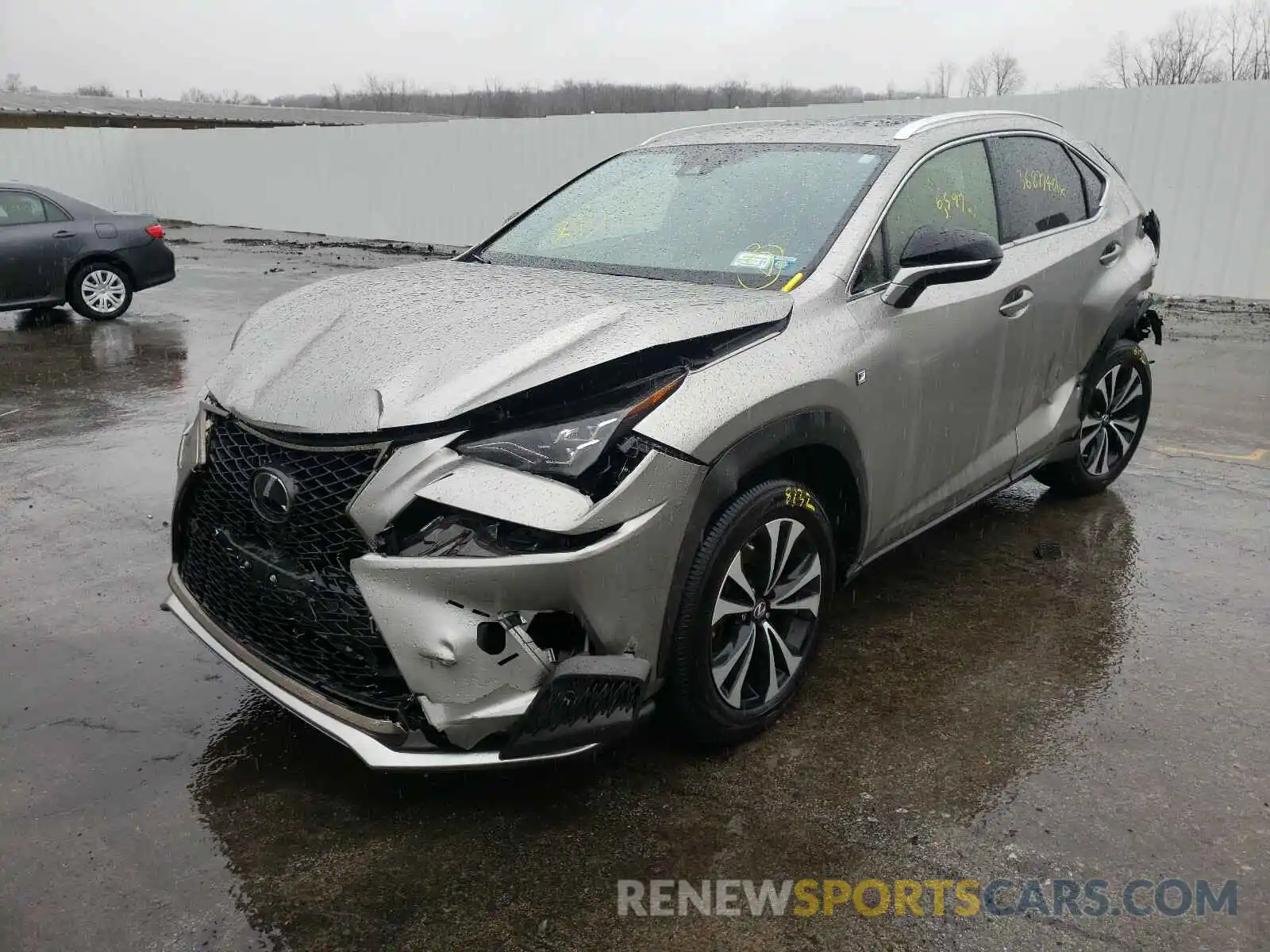 2 Фотография поврежденного автомобиля JTJSARDZ6L2231879 LEXUS NX 2020