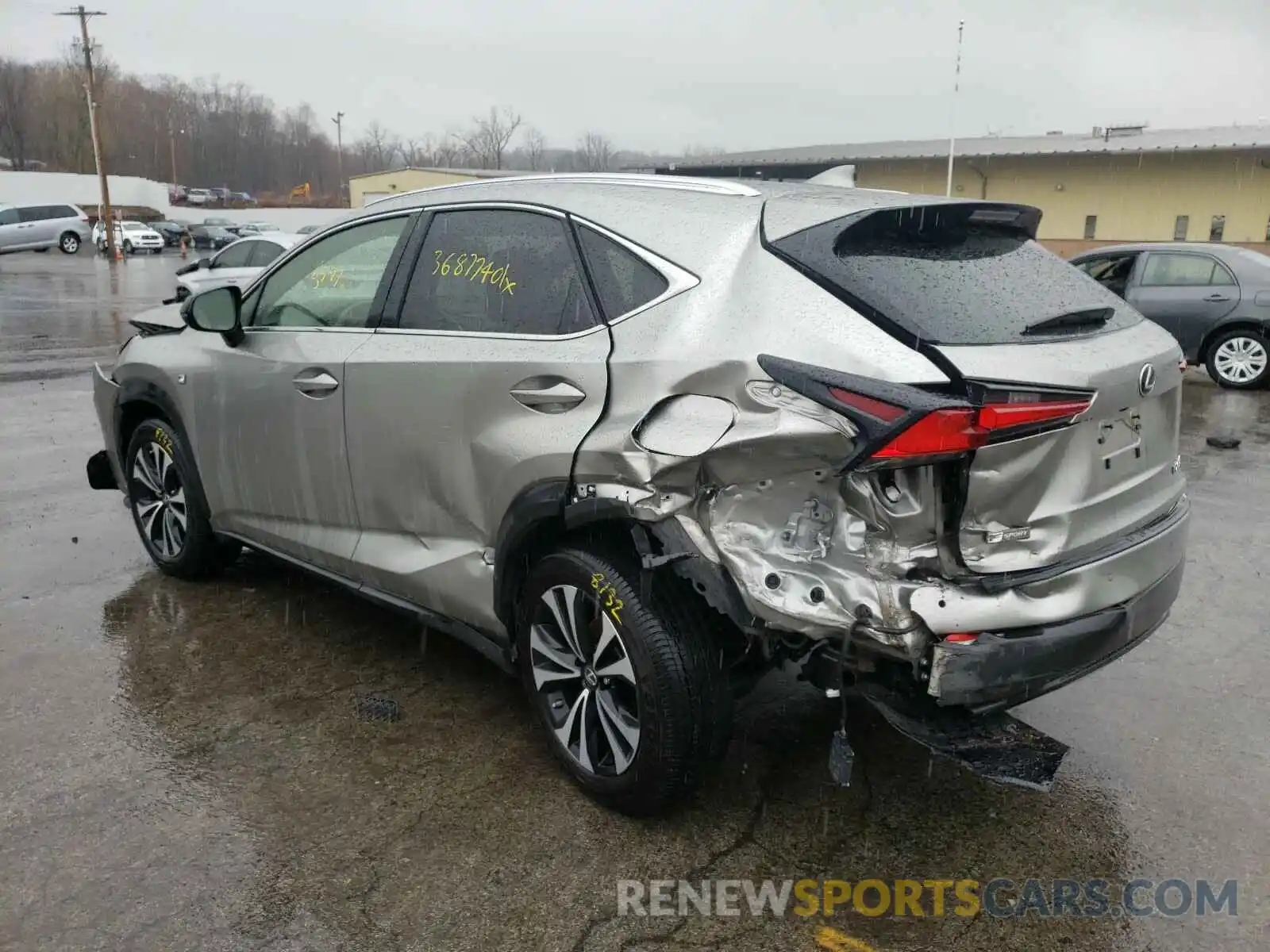 3 Photograph of a damaged car JTJSARDZ6L2231879 LEXUS NX 2020