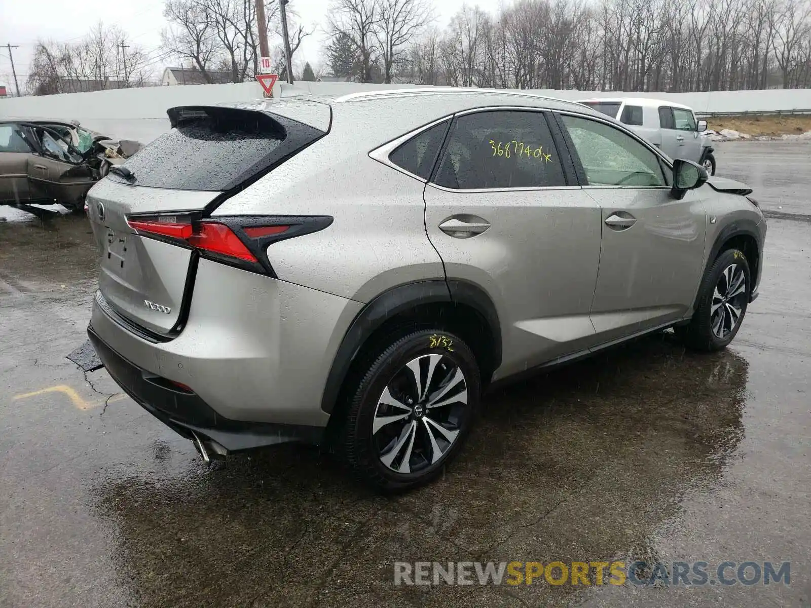 4 Фотография поврежденного автомобиля JTJSARDZ6L2231879 LEXUS NX 2020