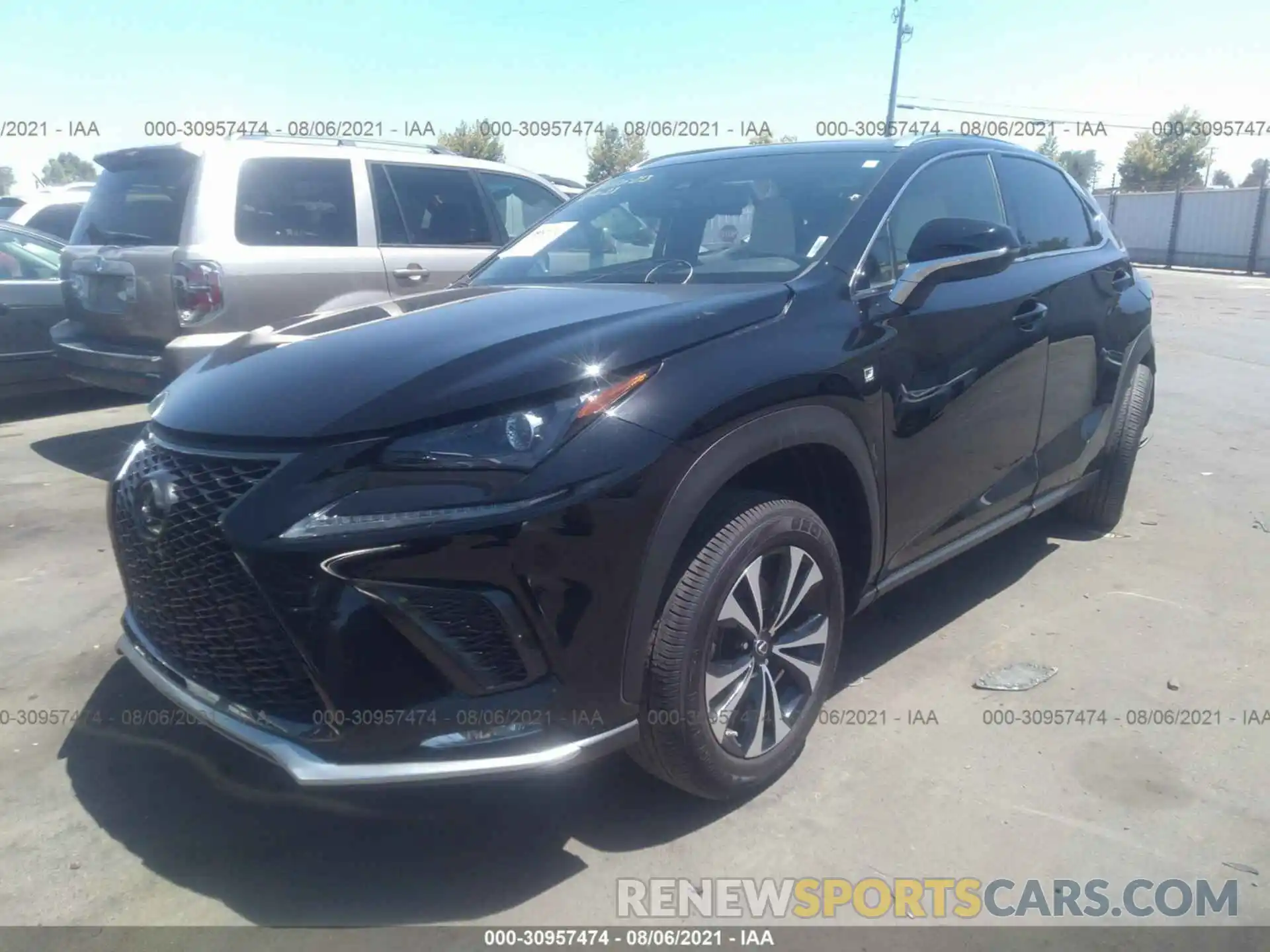 2 Фотография поврежденного автомобиля JTJSARDZ6L2235947 LEXUS NX 2020