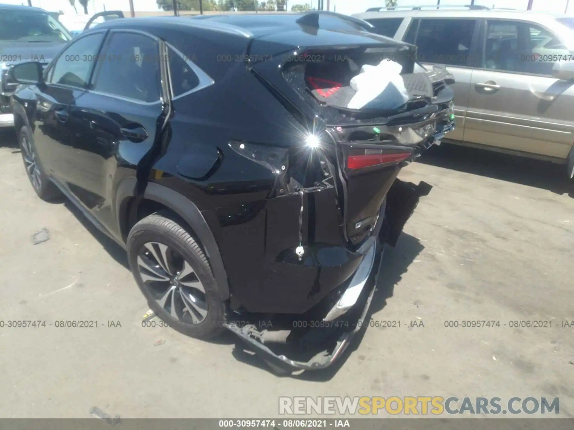 3 Фотография поврежденного автомобиля JTJSARDZ6L2235947 LEXUS NX 2020